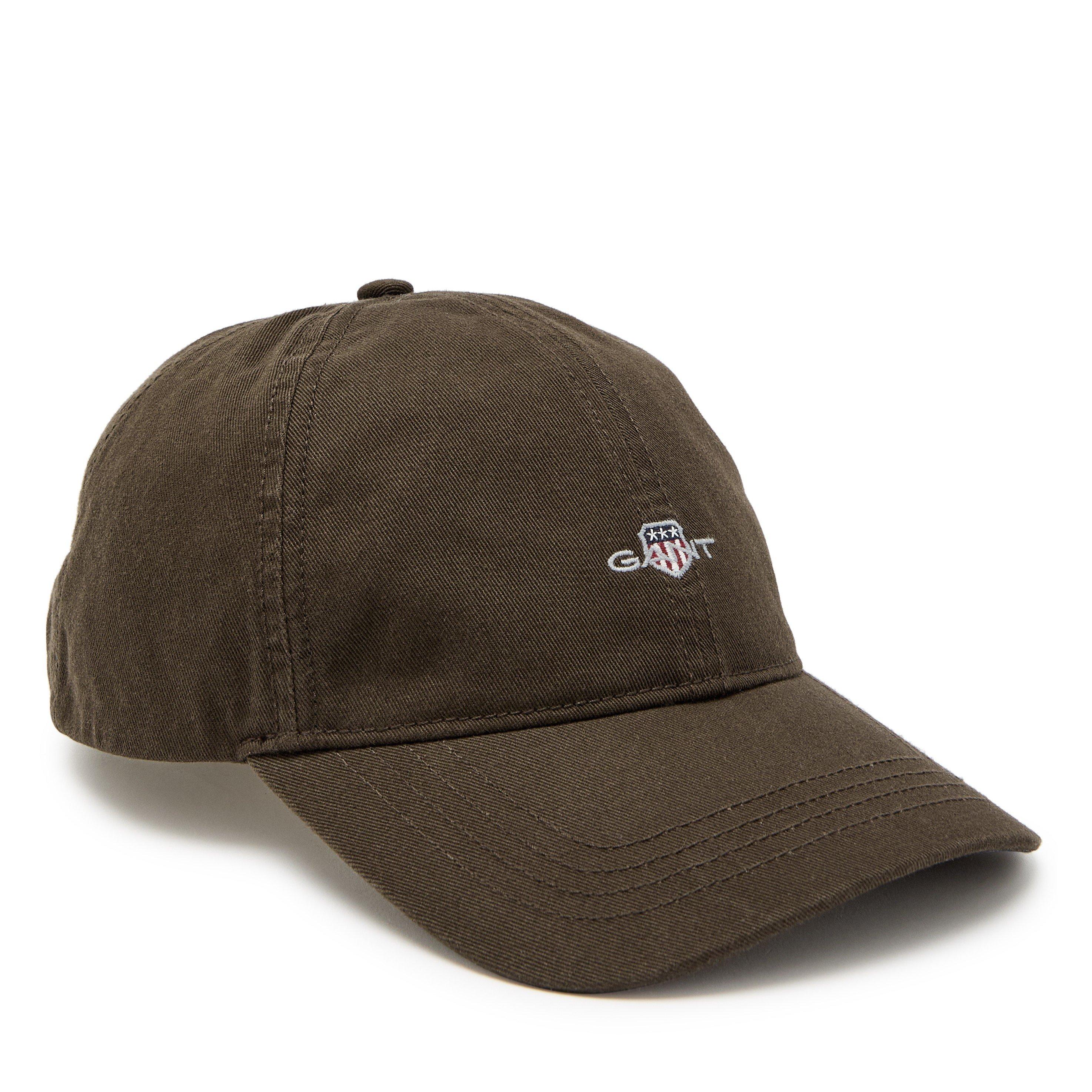 BROWN - Gant - GANT SHIELD LOGO CAP