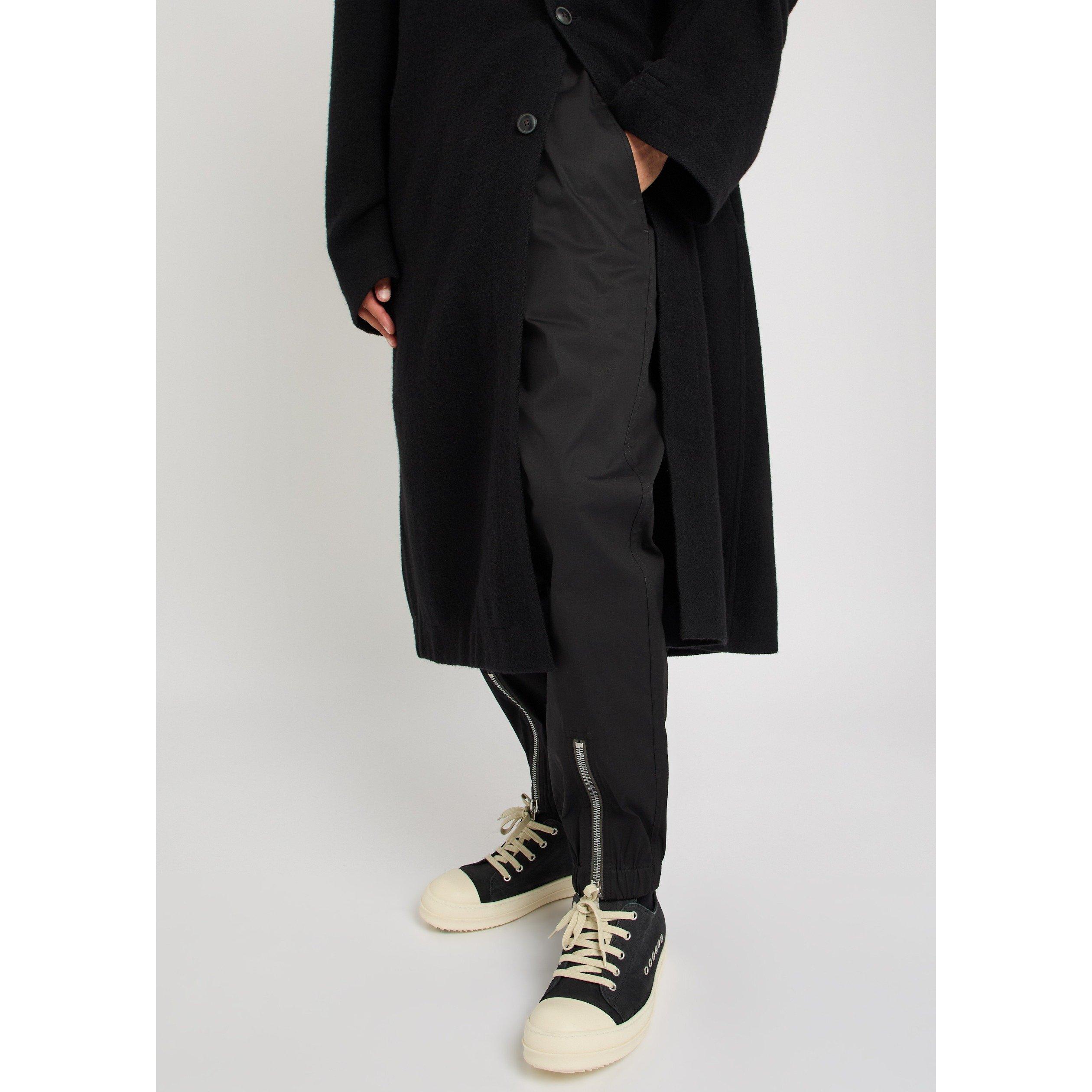 BLACK - Rick Owens - Men's Tecuatl Cotton Relaxed-Fit Cuffed Trousers - 4