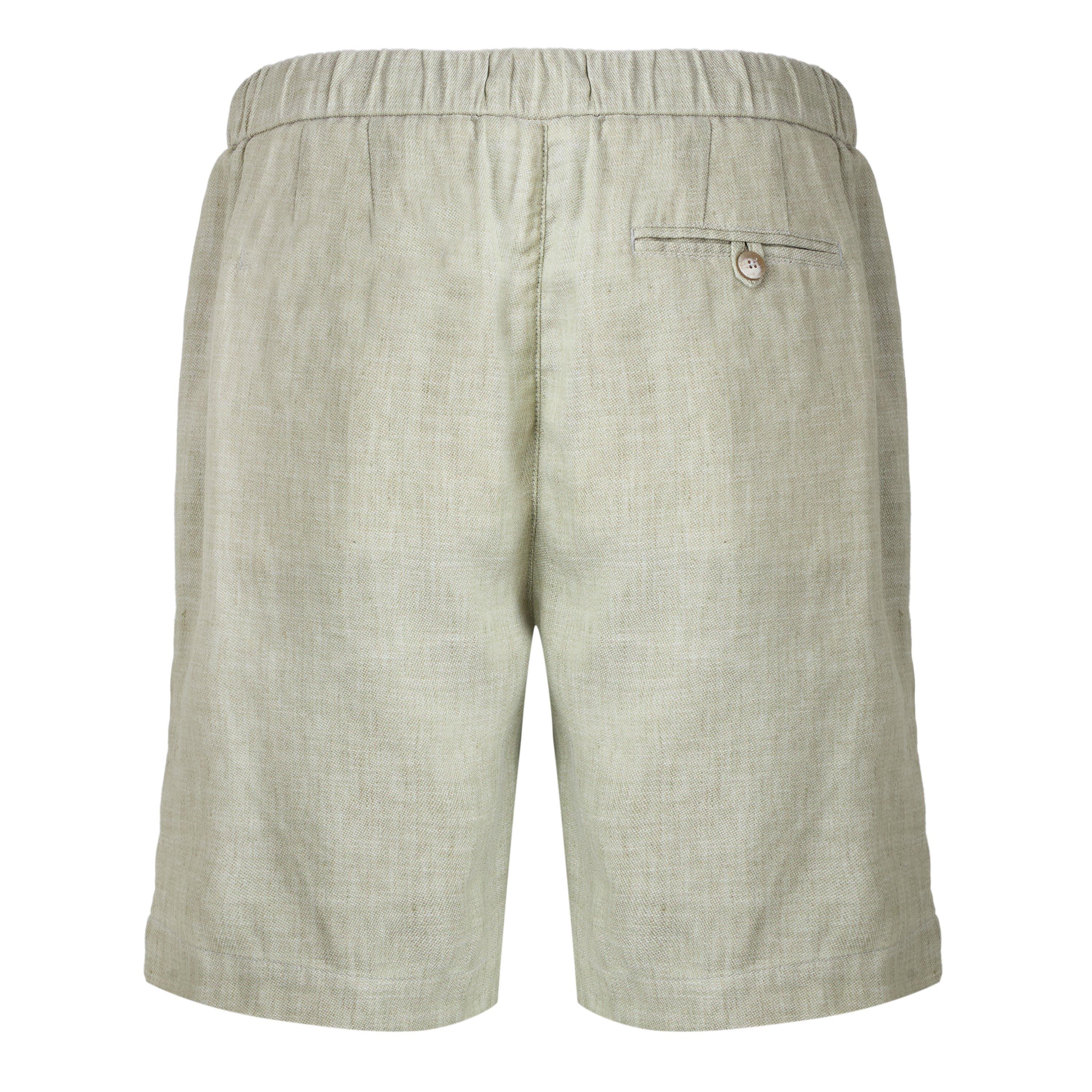 GREEN - Frescobol Carioca - FRESC Felipe Linen Shorts - 2