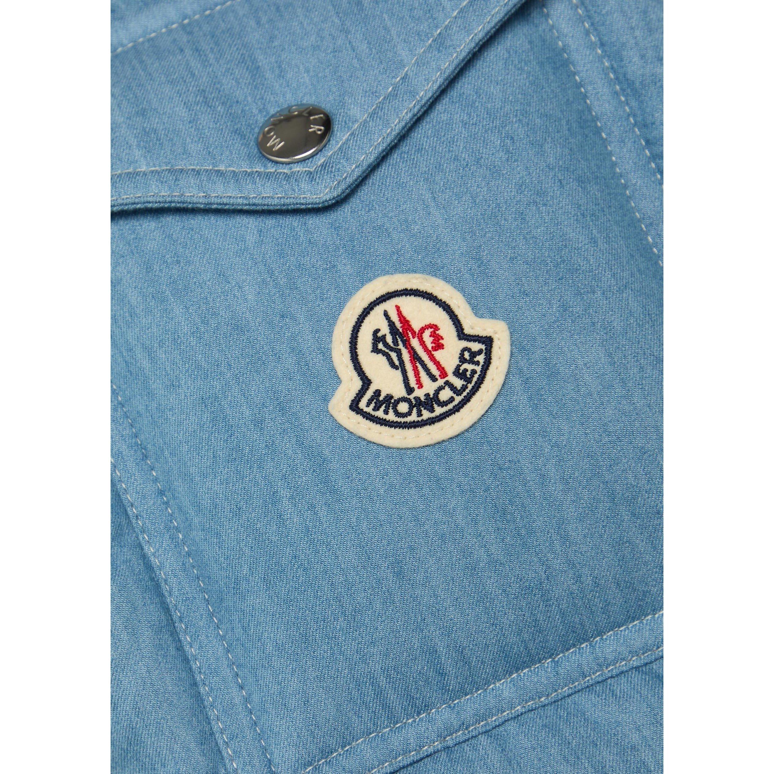 LIGHT BLUE - Moncler - Men's Ervional Denim Slim-Fit Gilet - 4