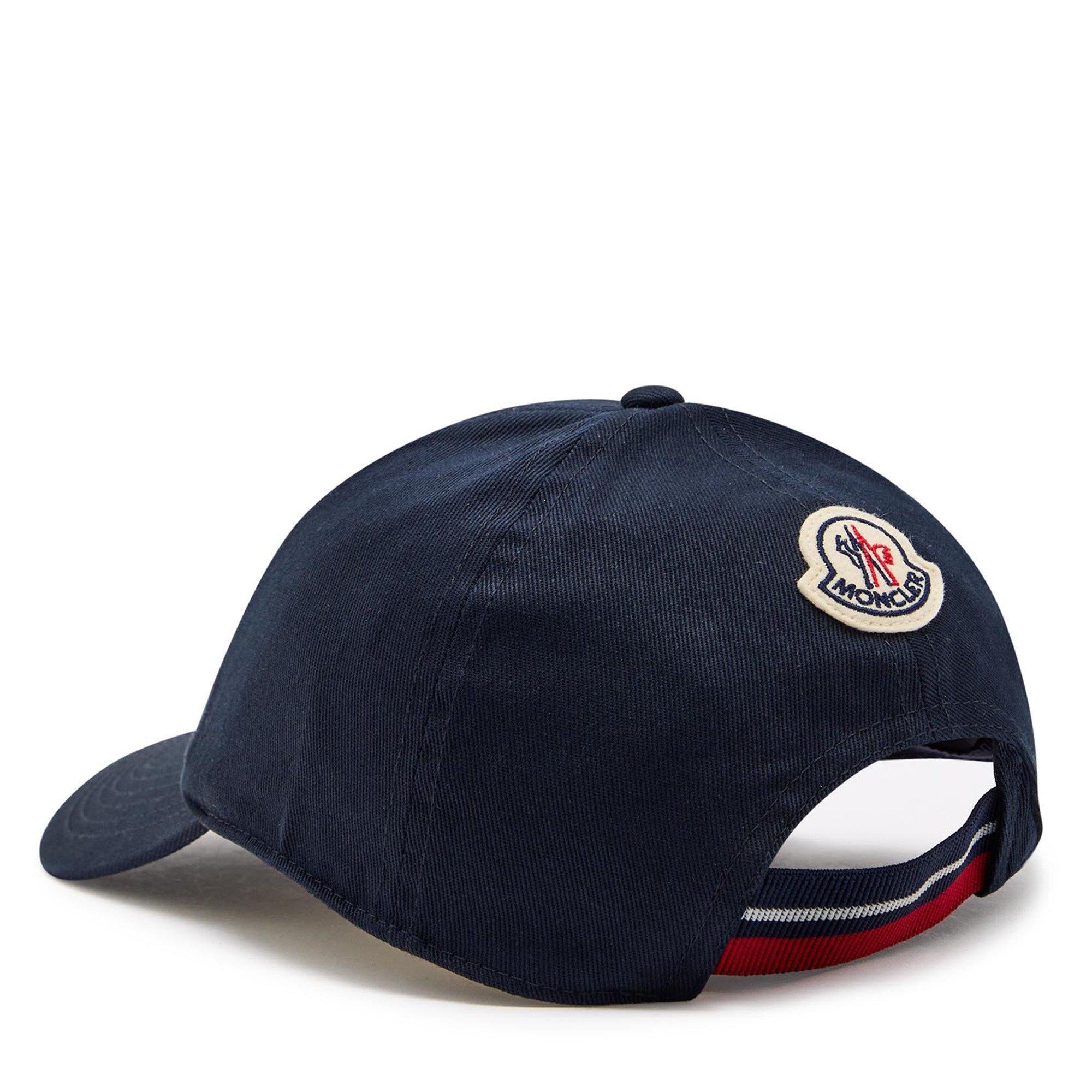 BLUE - Moncler - MON LARGE M BASEBALL CAP MNQ - 2