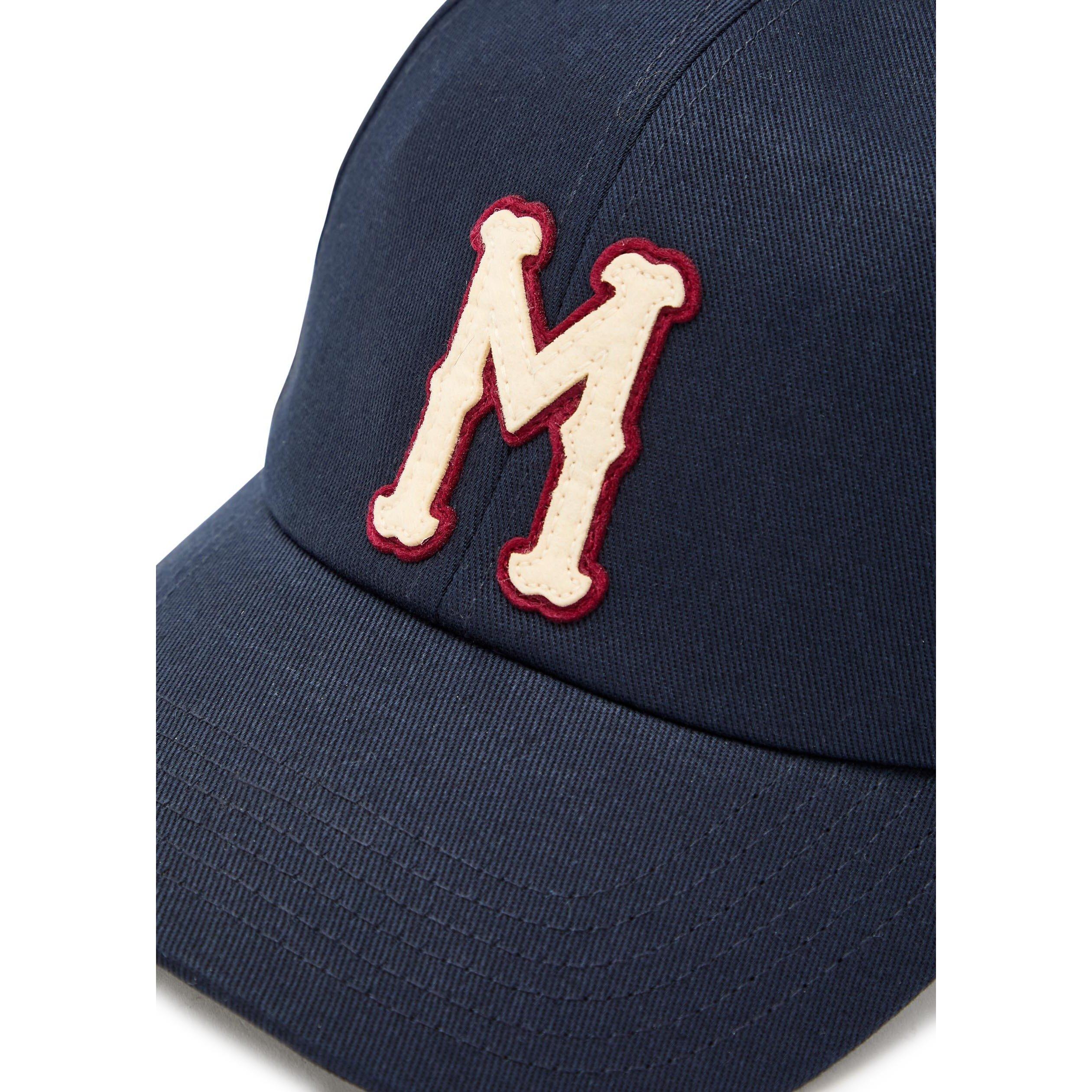 BLUE - Moncler - MON LARGE M BASEBALL CAP MNQ - 3