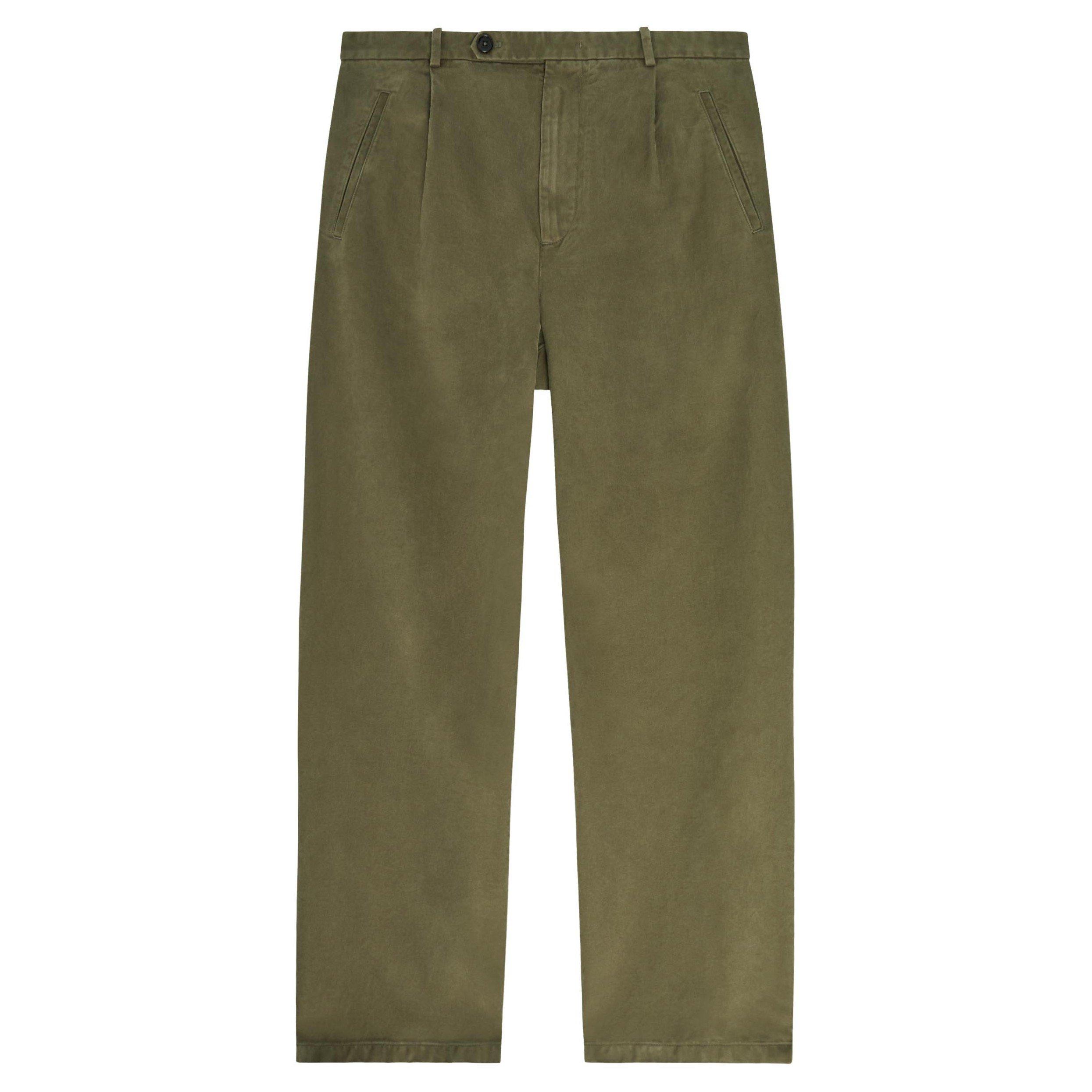 OLIVE - Jil Sander - Men's Cotton Tapered Trousers - 1