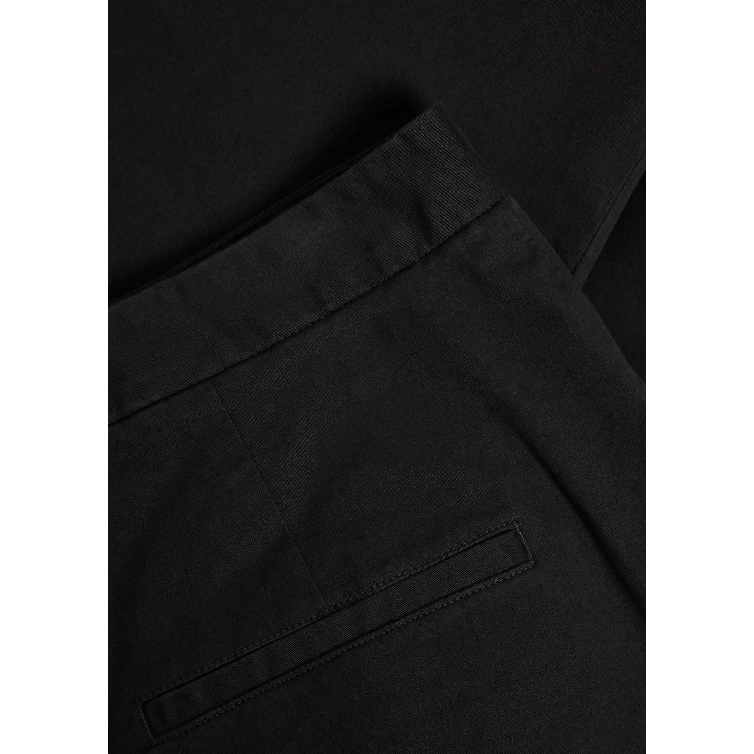 BLACK - Vince - TR STRETCH COTTON FLARE TROUSE - 4