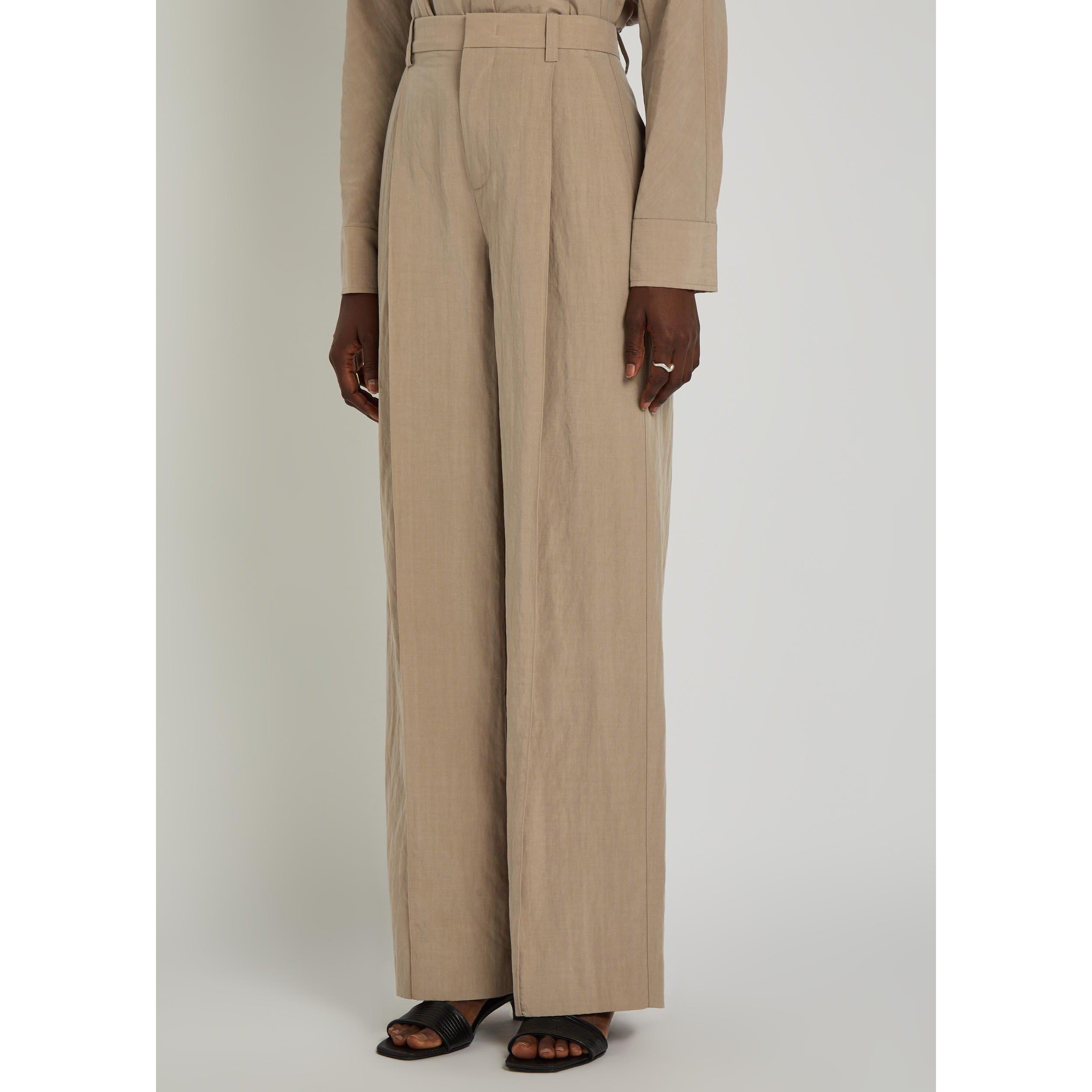 BEIGE - Vince - TR HIGH WAIST PLEATED TENCEL T - 2