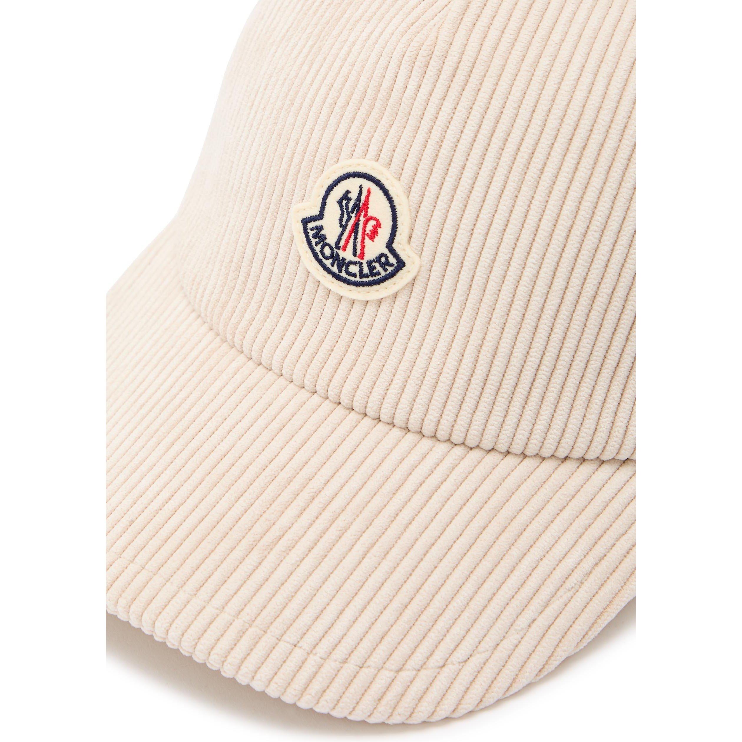 BEIGE - Moncler - Women's Corduroy Baseball Cap - 3