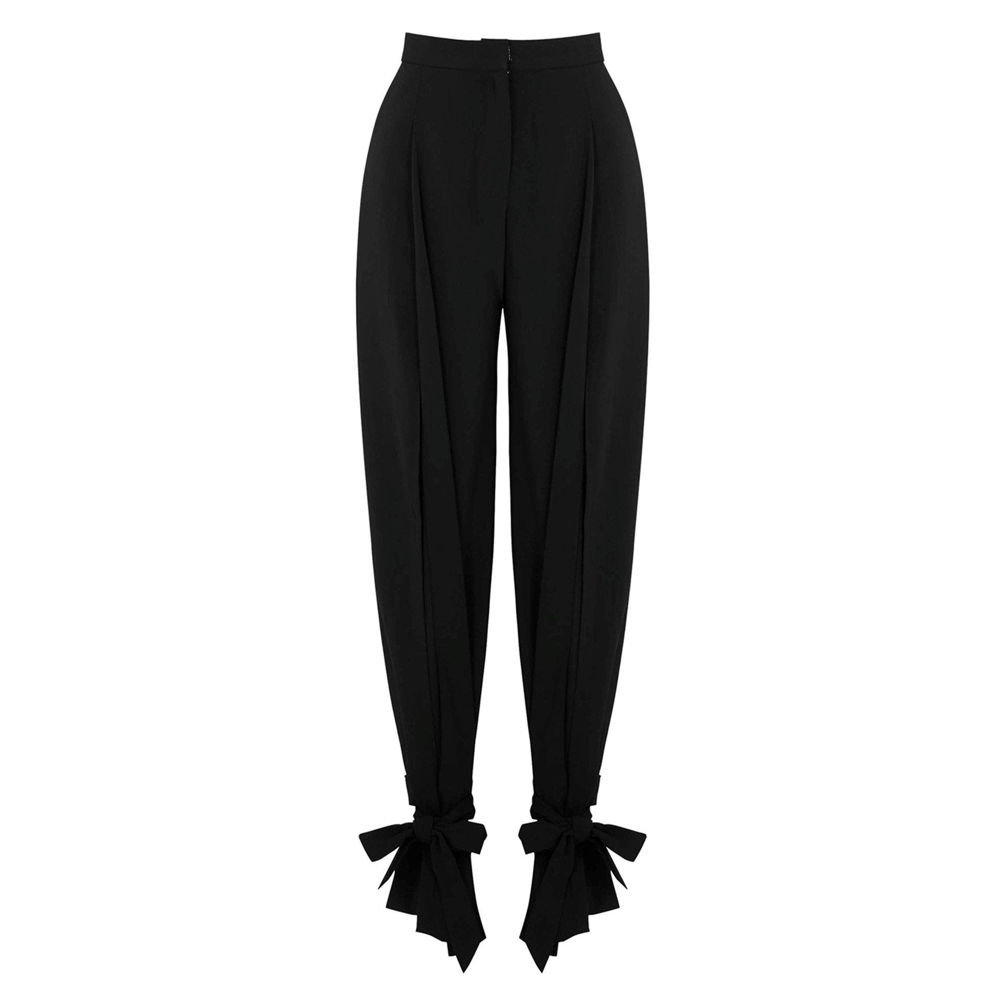 BLACK - Monot - TR SLIT TROUSERS - 1