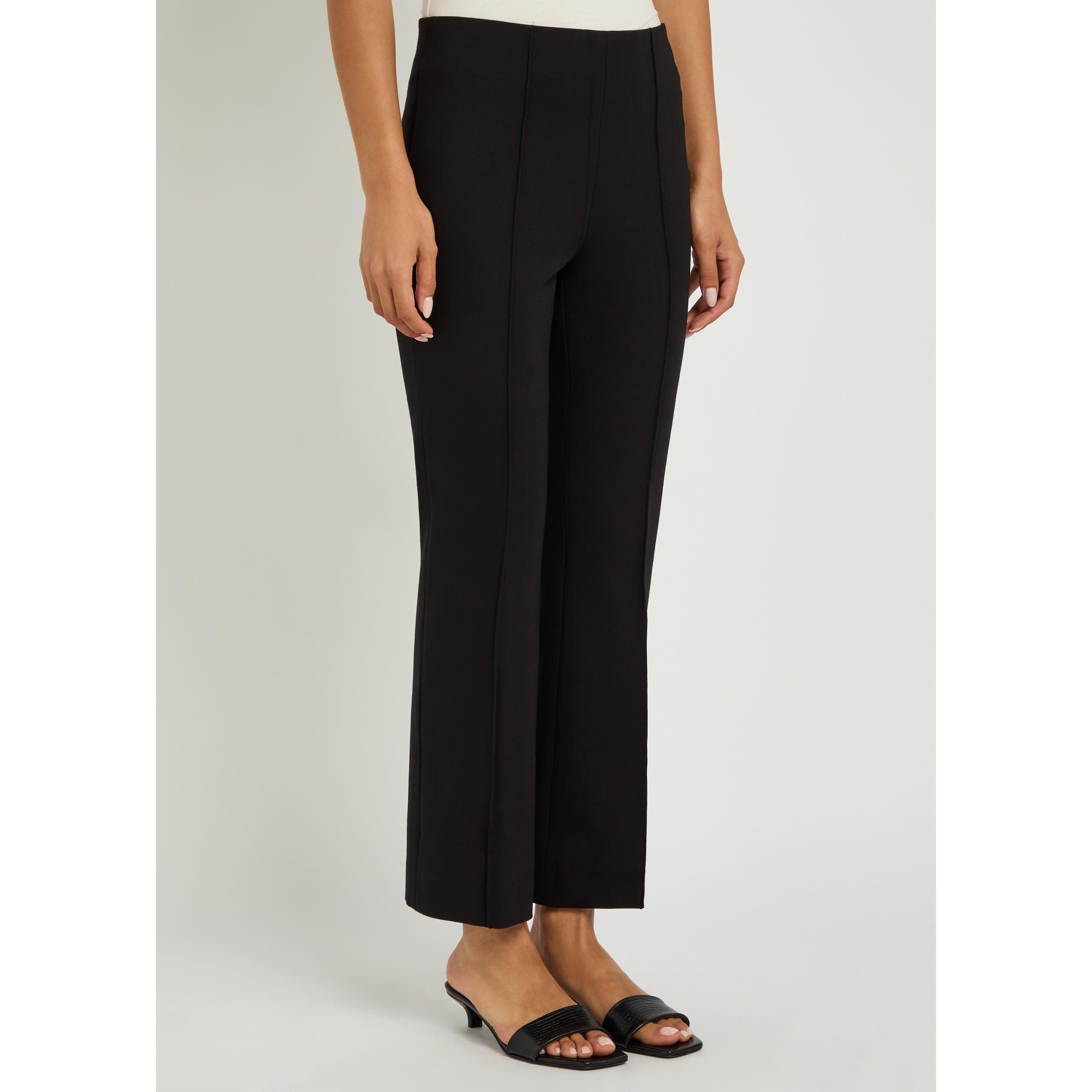 BLACK - Rag and Bone - Women's Irina Ponte Kick Flare Trousers - 2