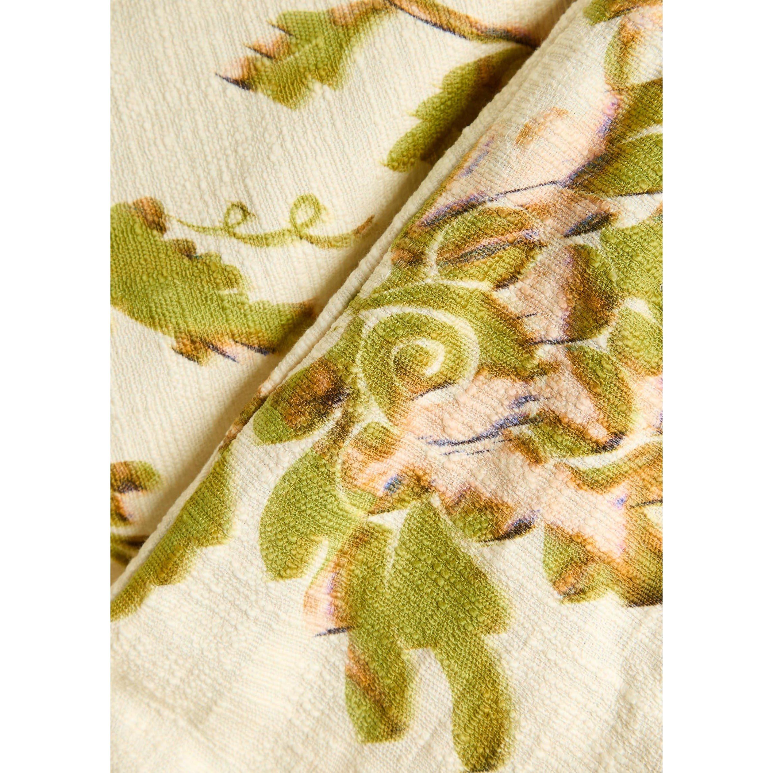 BEIGE AND OTHER - La DoubleJ - Women's Hendrix Floral Cotton Flared Trousers - 4