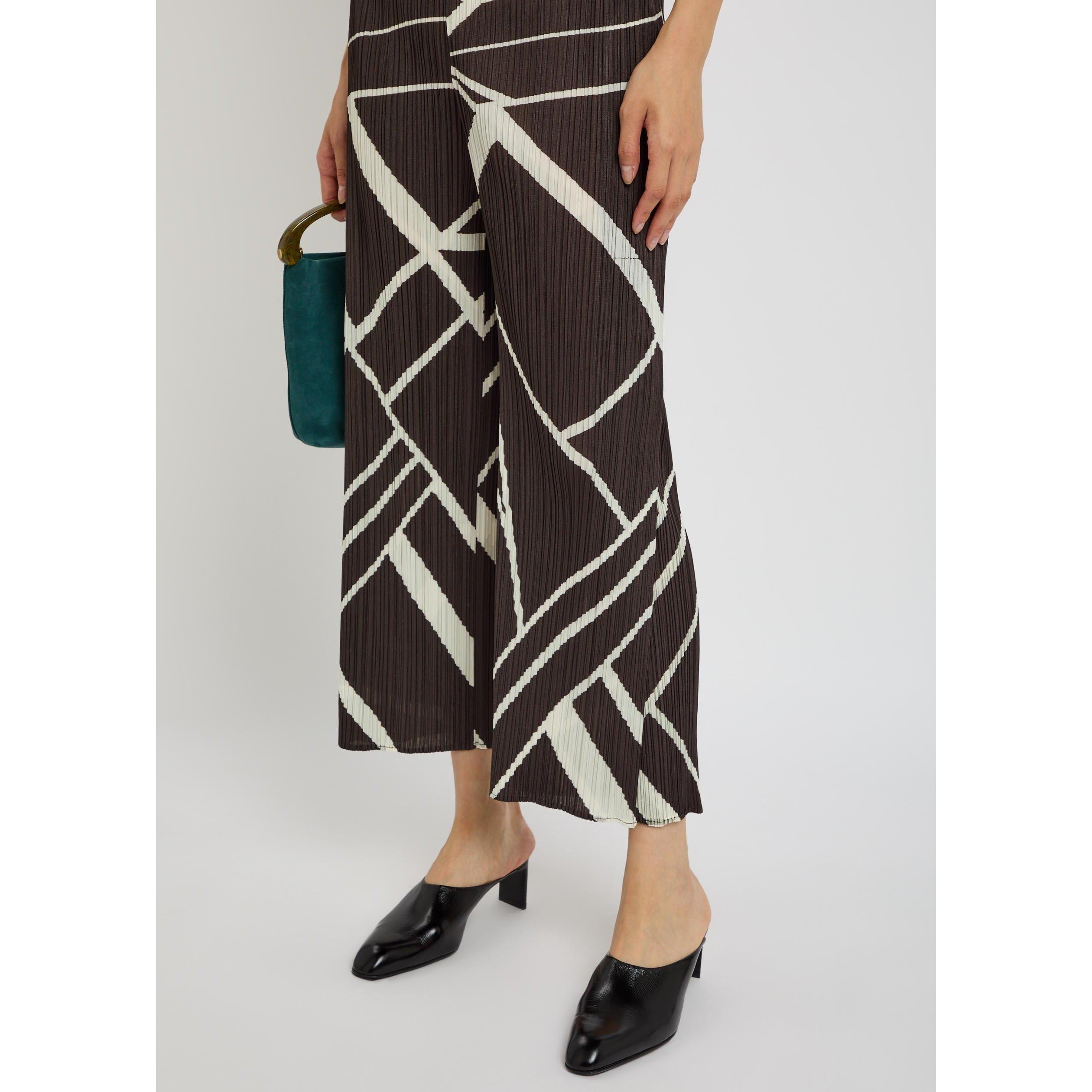 CHARCOAL - Issey Miyake - Women's Pleated Trousers - 4