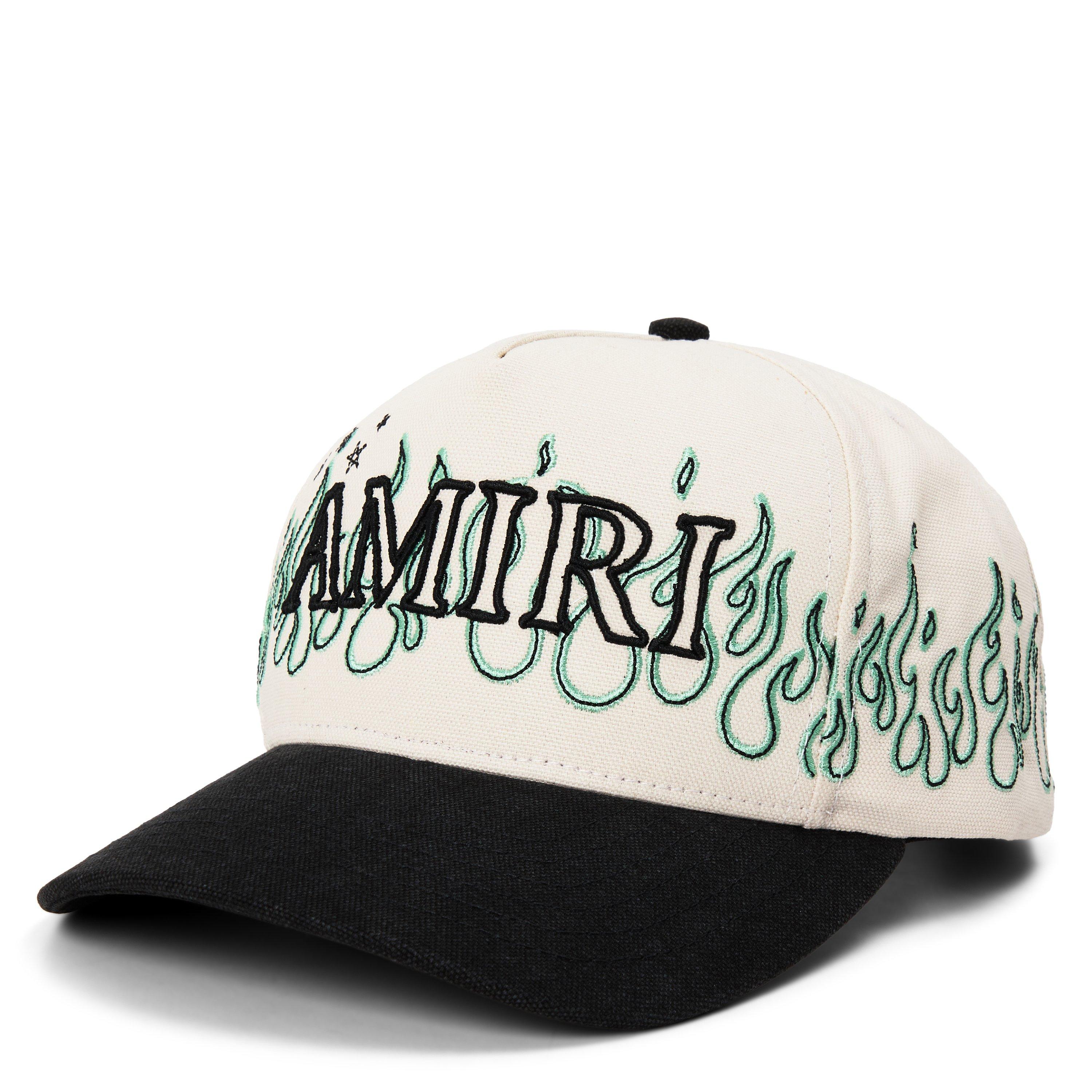 IVORY - Amiri - AMIRI FLAMES BASEBALL CAP - 1