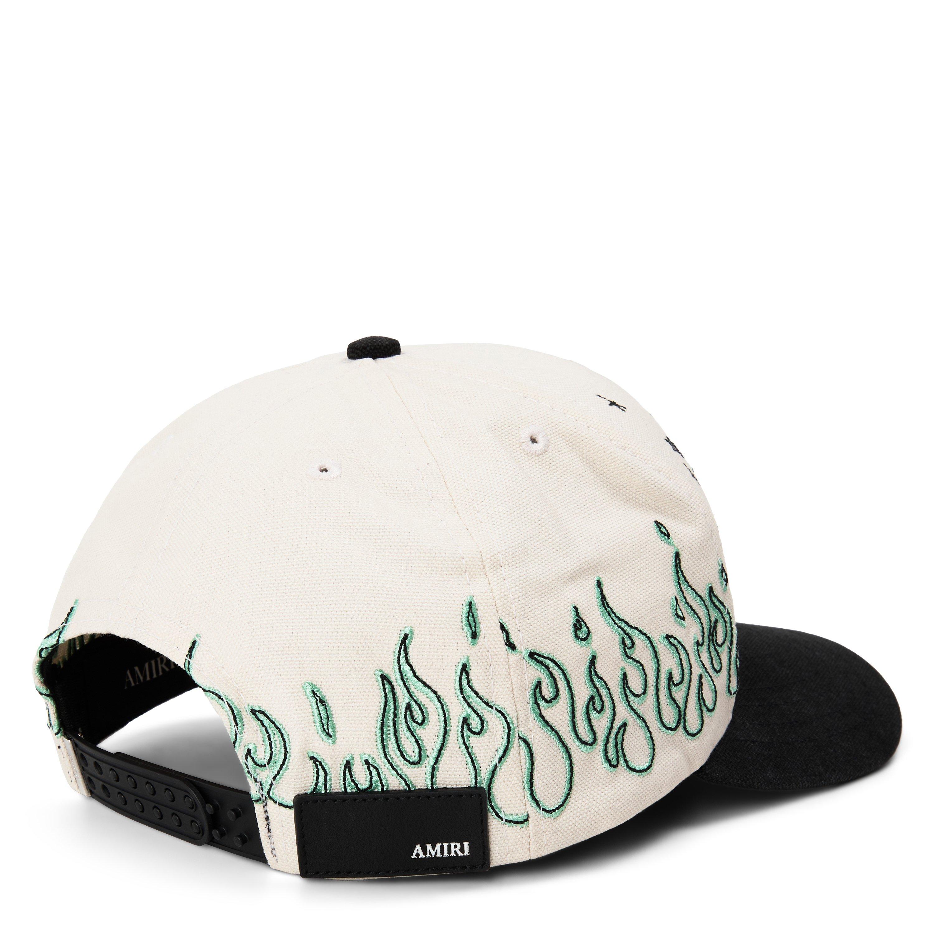 IVORY - Amiri - AMIRI FLAMES BASEBALL CAP - 2