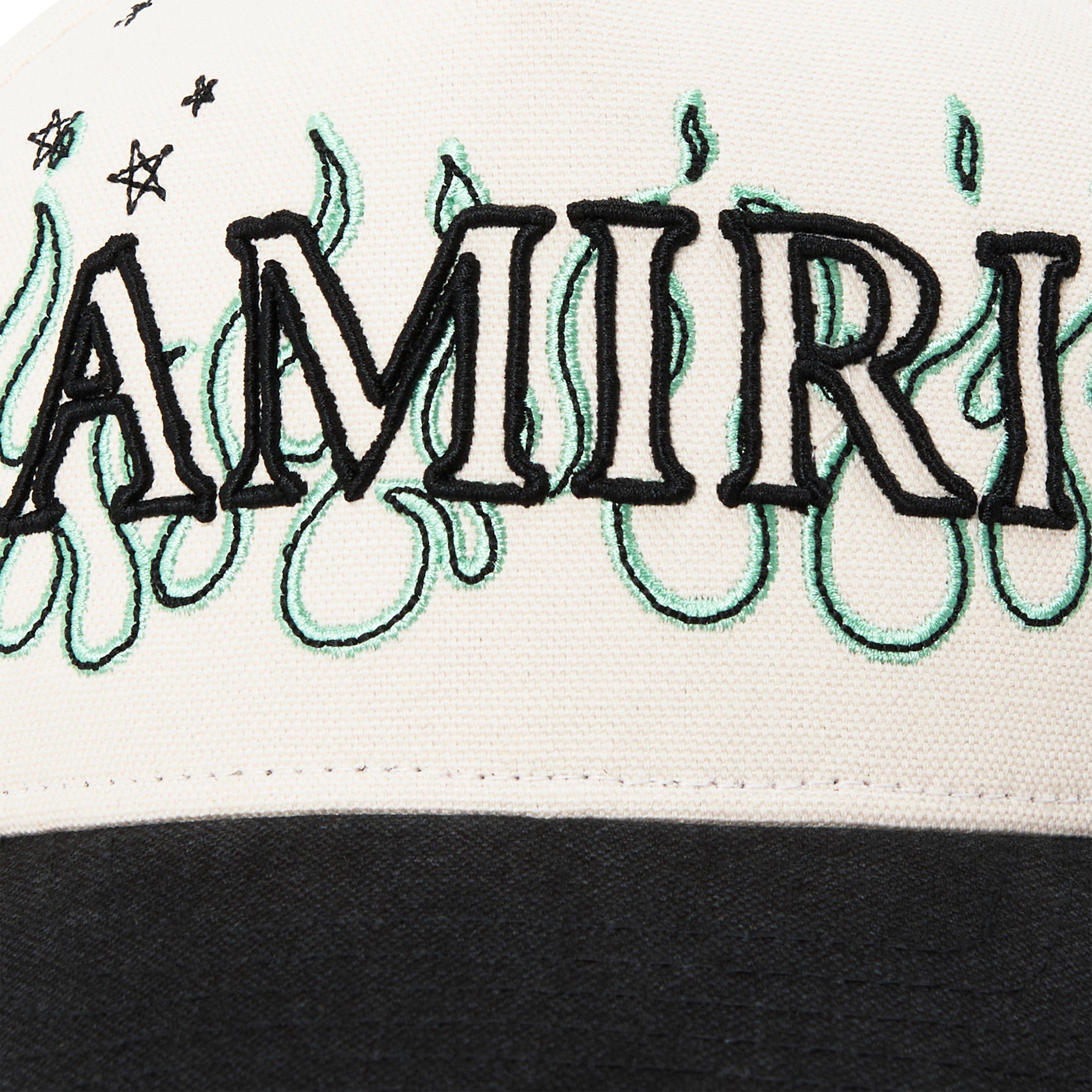 IVORY - Amiri - AMIRI FLAMES BASEBALL CAP - 3
