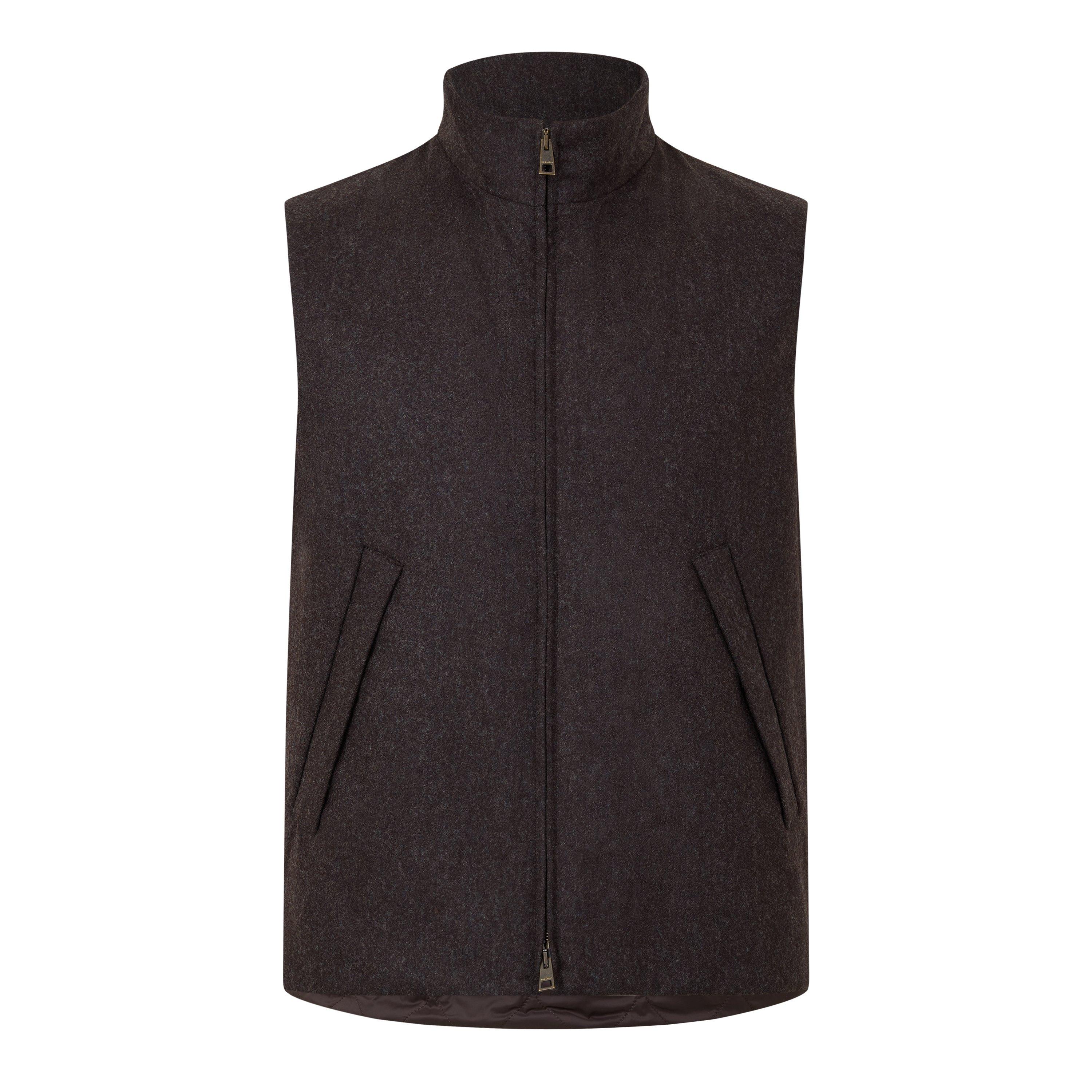 DARK BROWN - Boglioli - BOGLIOLI PDDED GILET - 1
