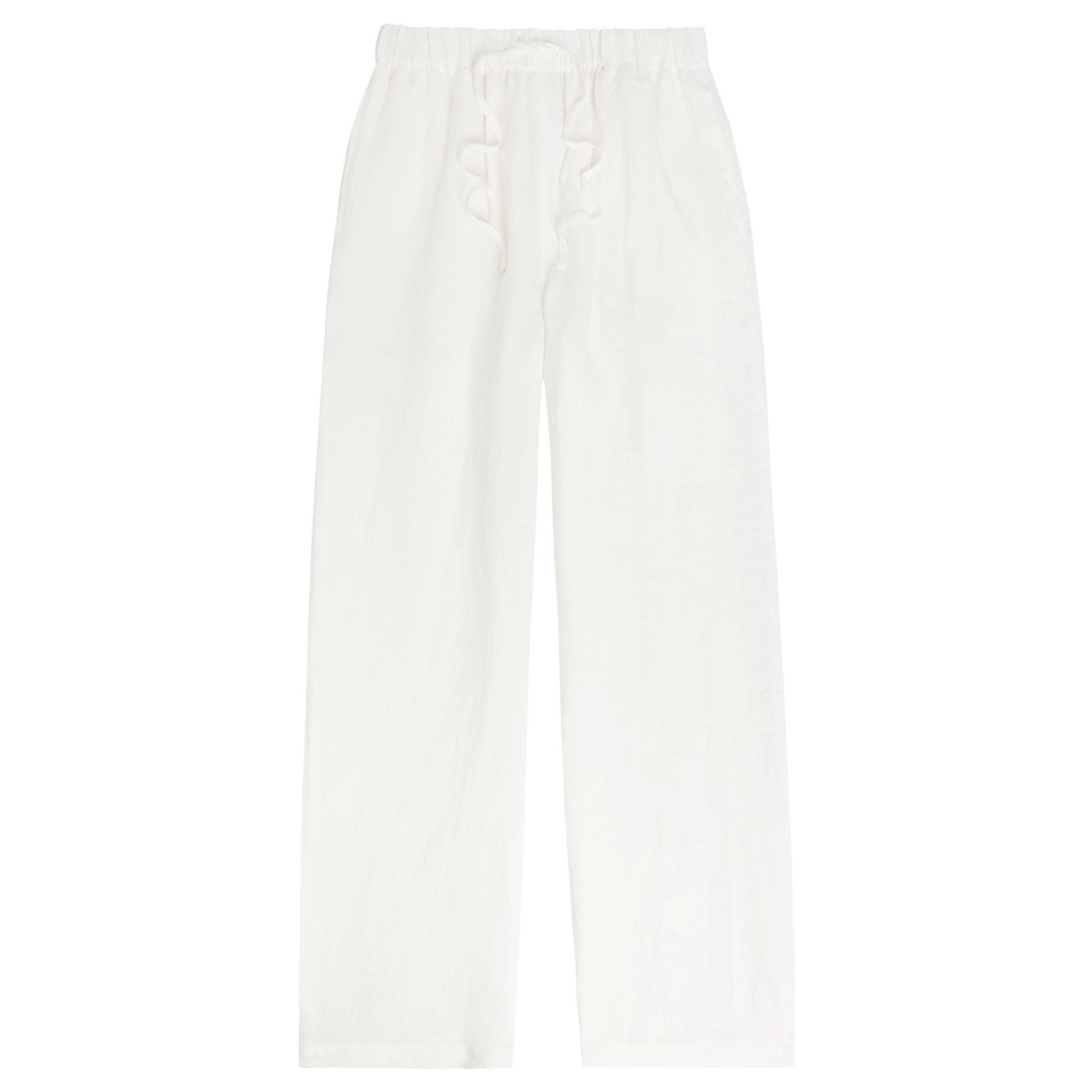 IVORY - Cherry LA - LINEN BEACH PANTS