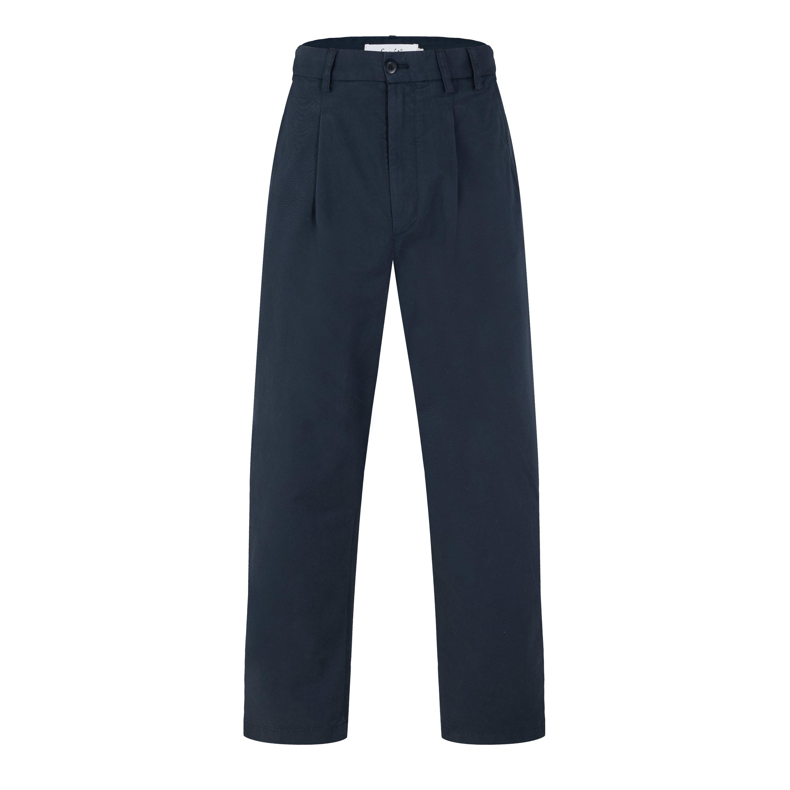 NAVY - Foret - FORET PLEATED TROUSER - 1