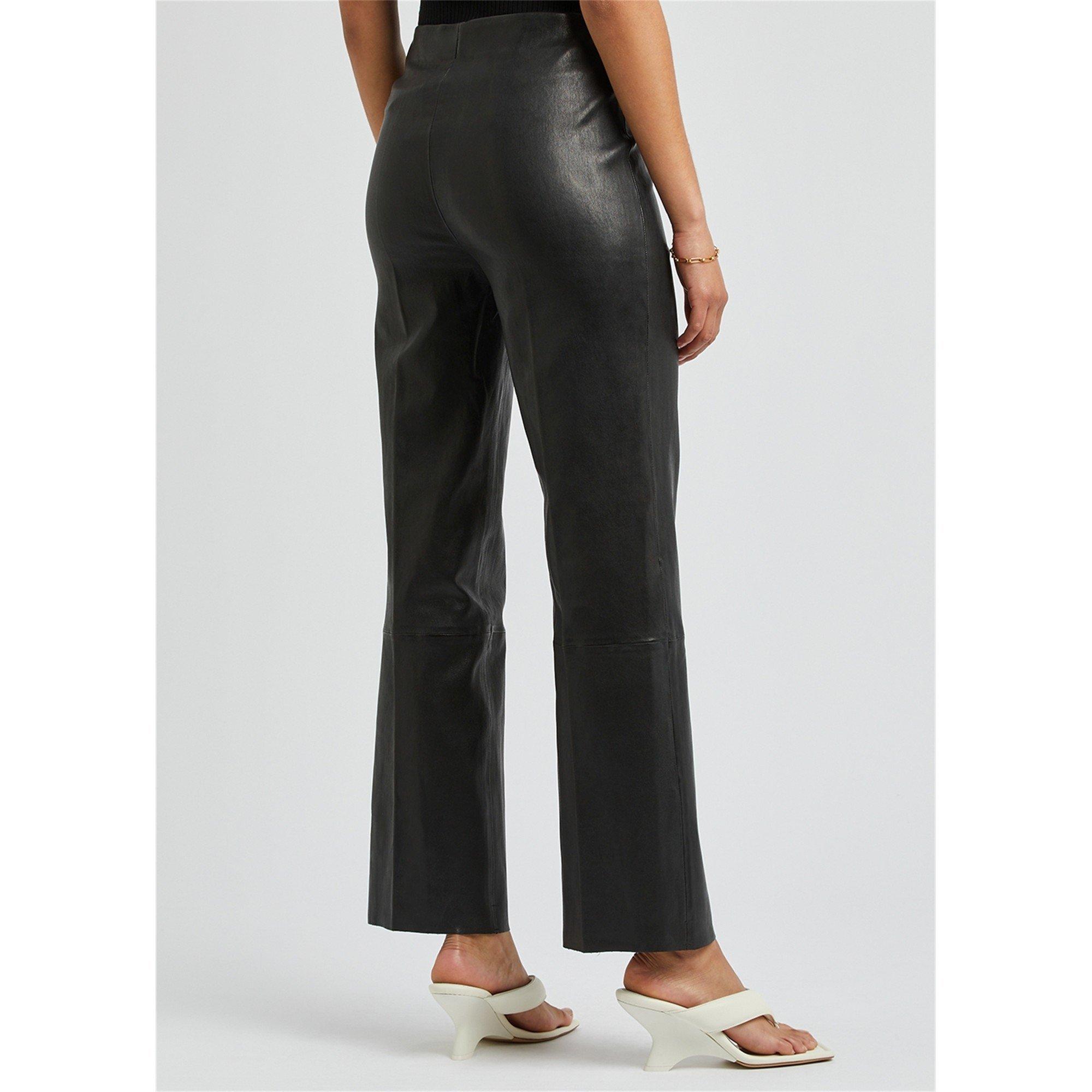 BLACK - Day Birger Et Mikkelson - TR LEATHER MADISSON TROUSERS - 3