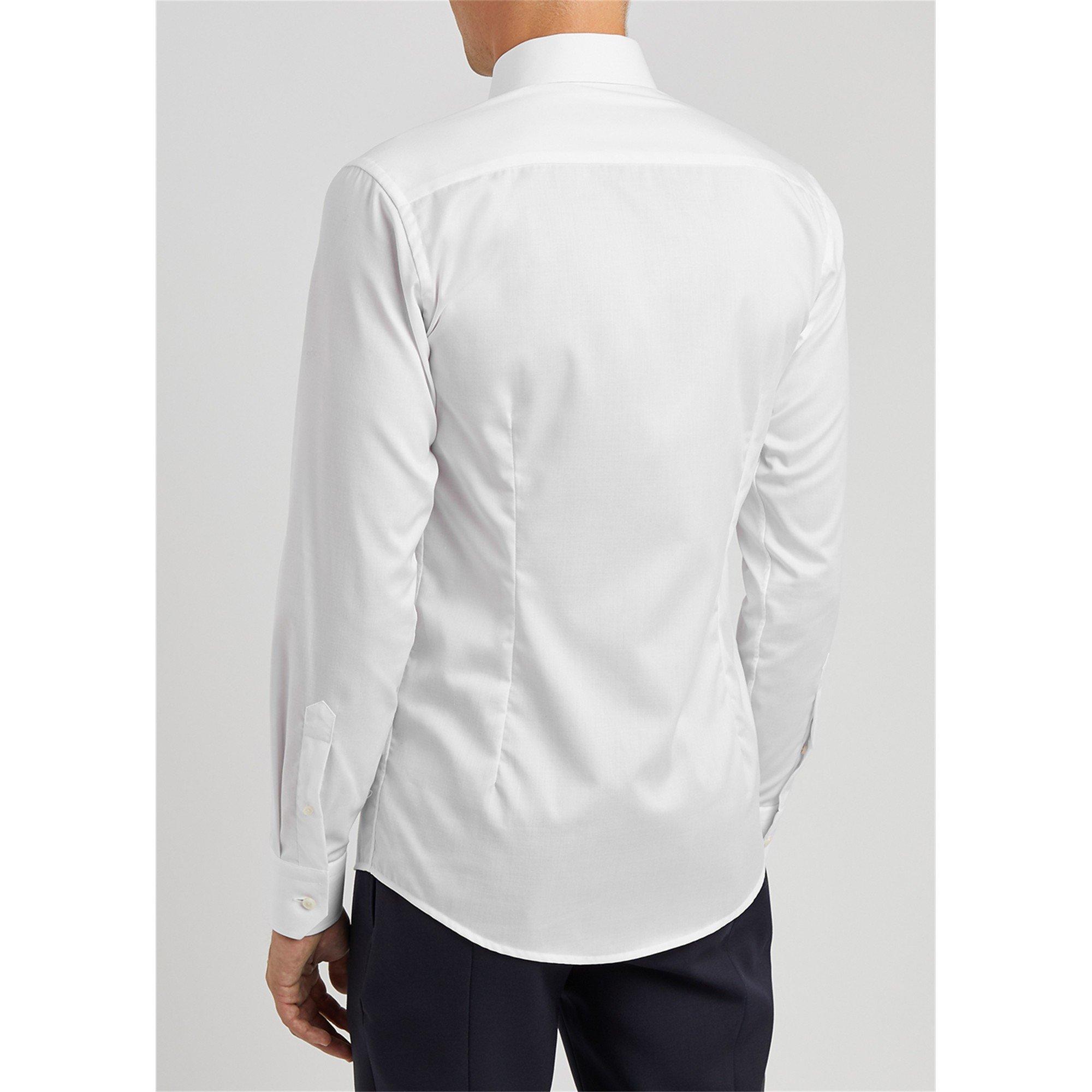 WHITE - Eton - ETON SHIRT LS SIGNTRE TWLL - 3