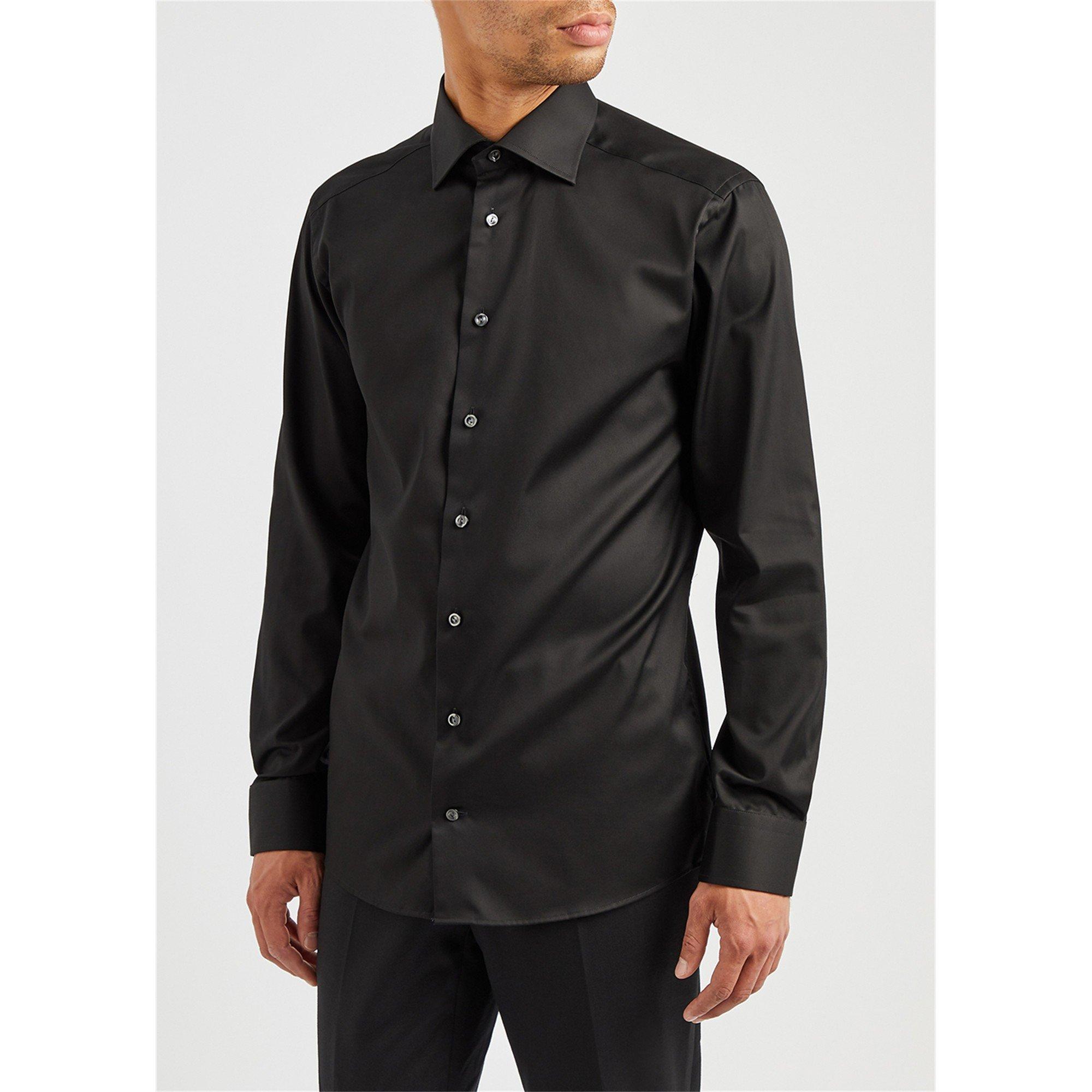 BLACK - Eton - ETON SHIRT LS SIGNTRE TWLL - 2
