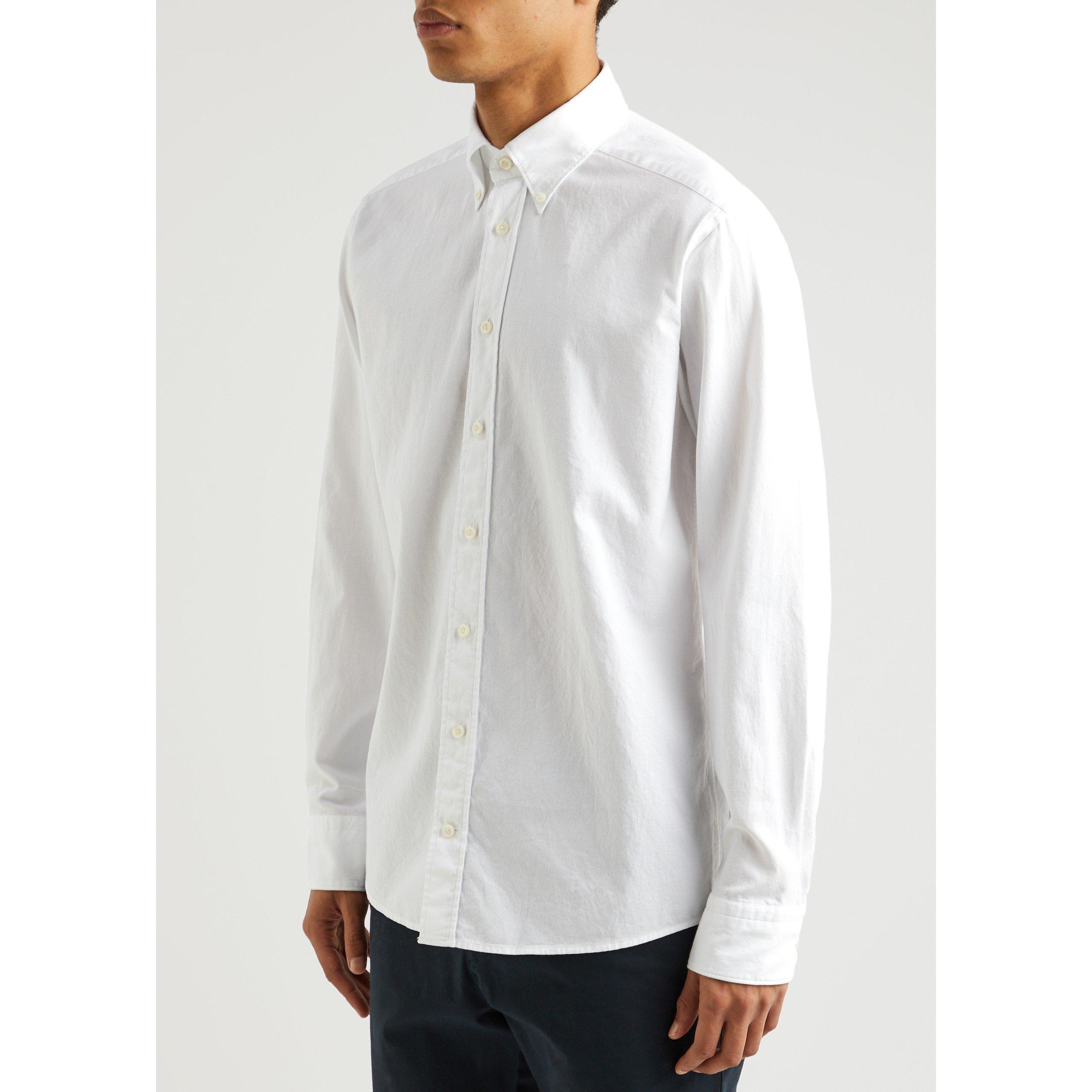 WHITE - Eton - ETON SHIRT LS OXFRD - 2
