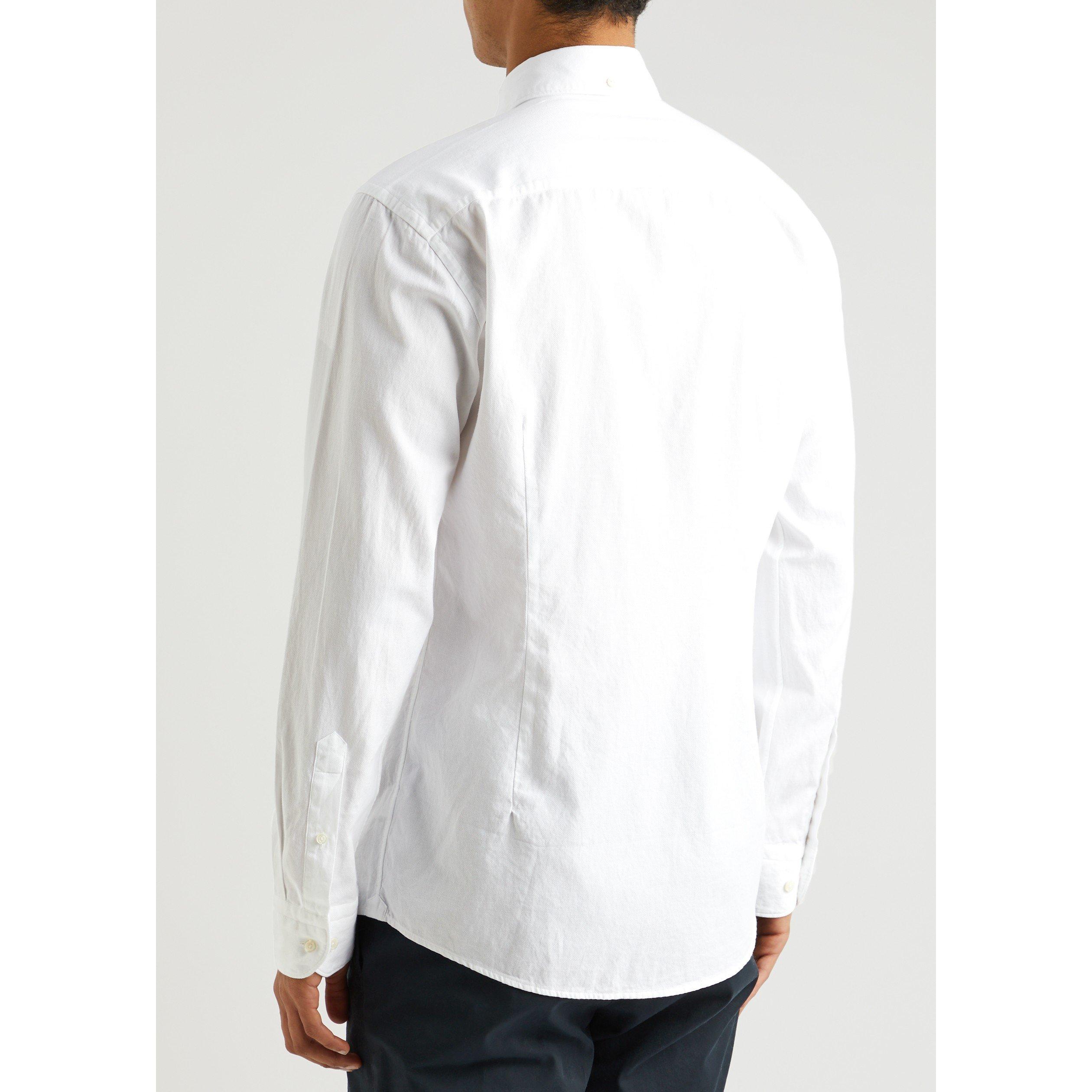 WHITE - Eton - ETON SHIRT LS OXFRD - 3