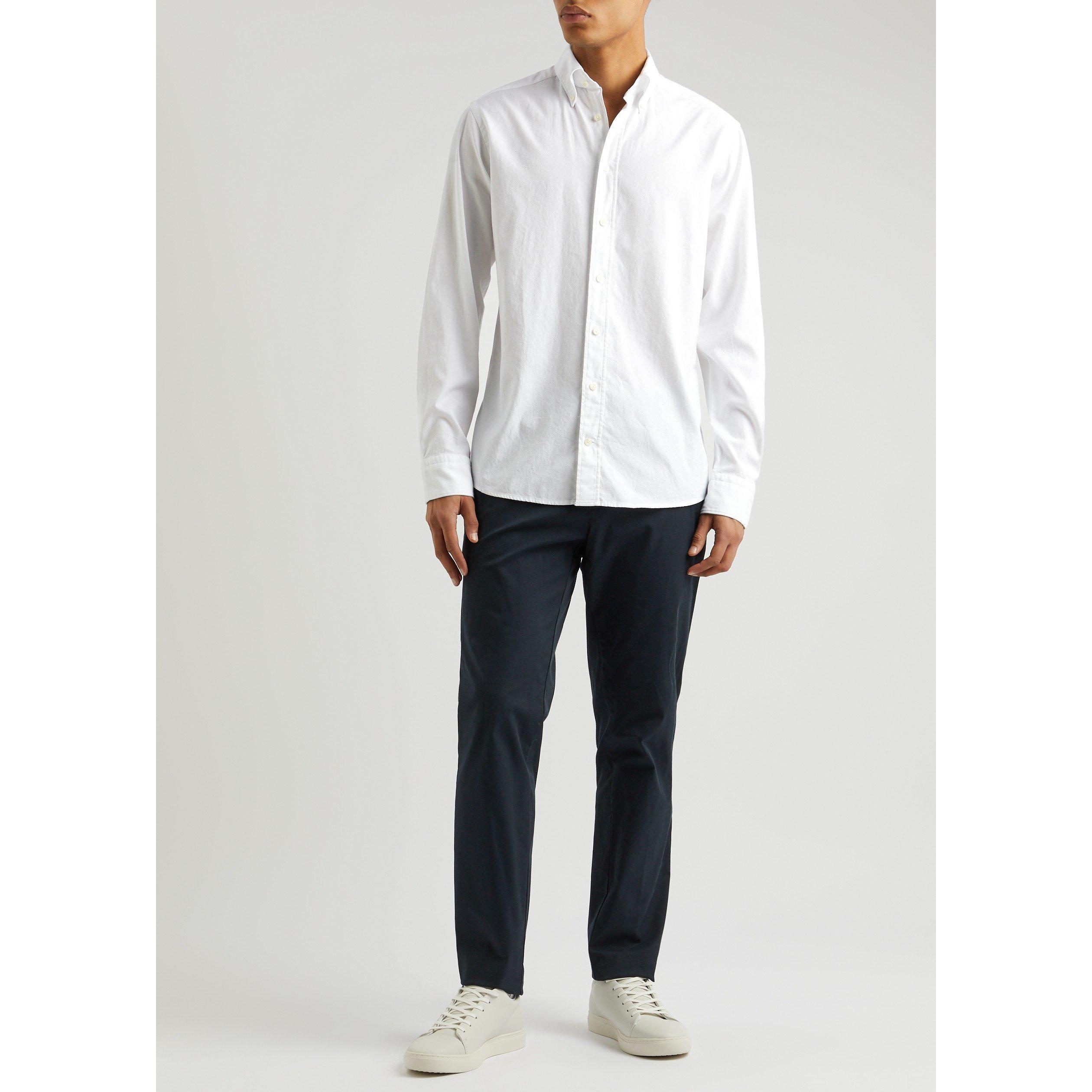 WHITE - Eton - ETON SHIRT LS OXFRD - 5