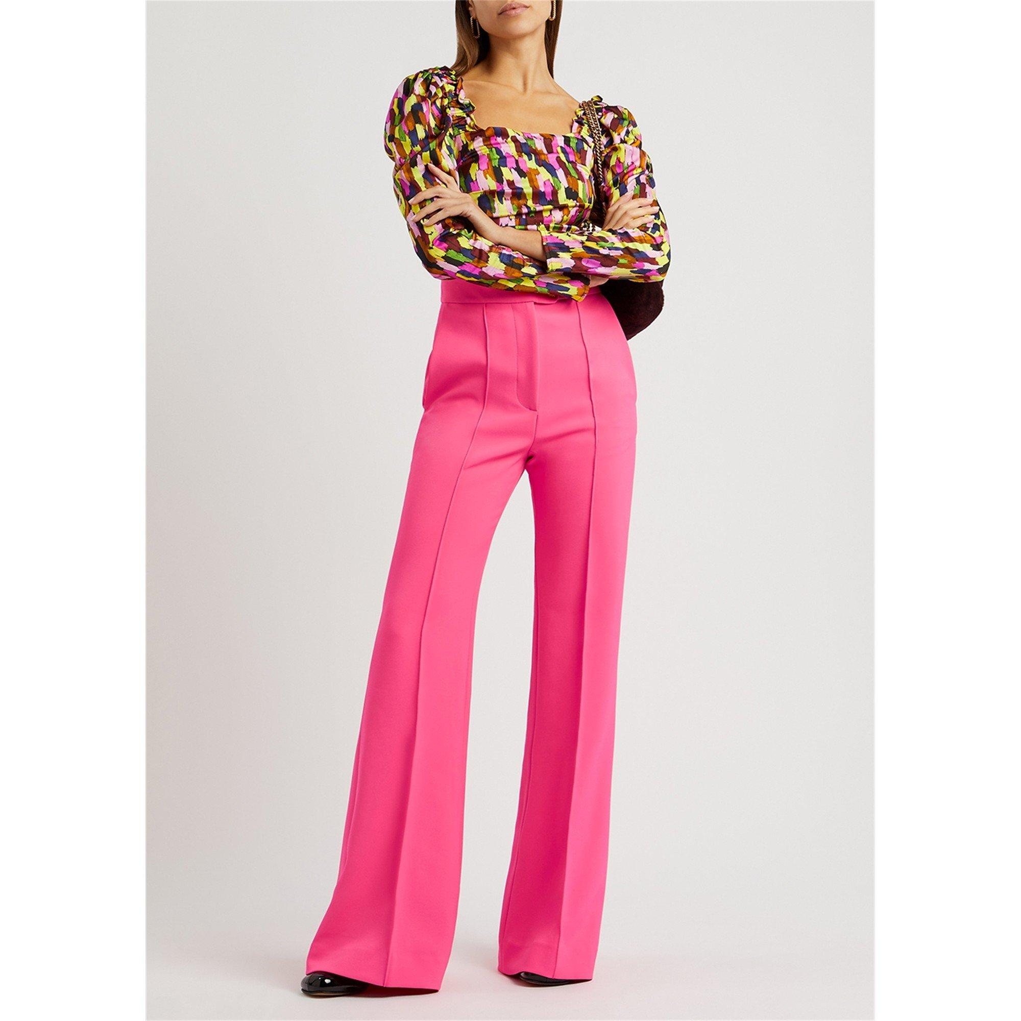 PINK - Brogger - Women's Odda High-Waisted Flared Trousers - 5