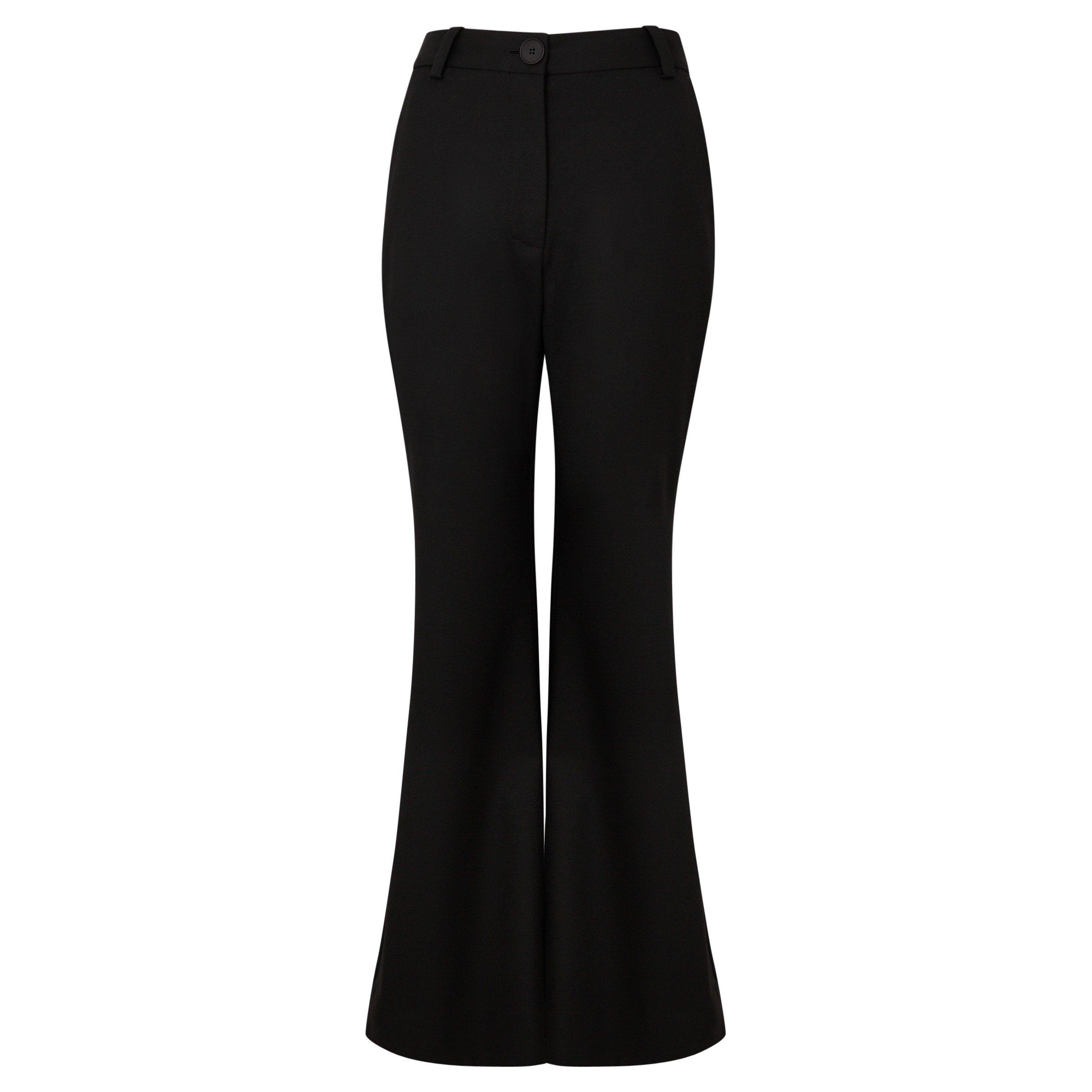 BLACK - By Malene Birger - TR CARASS FLARE LEG TROUSER - 1