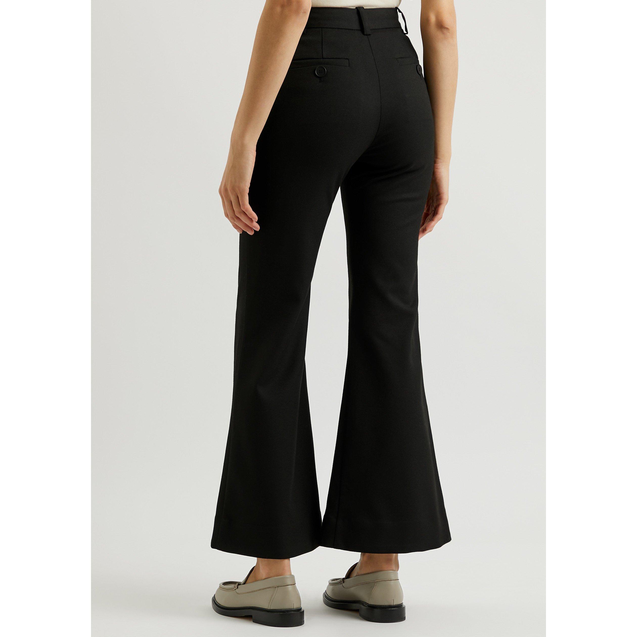 BLACK - By Malene Birger - TR CARASS FLARE LEG TROUSER - 3