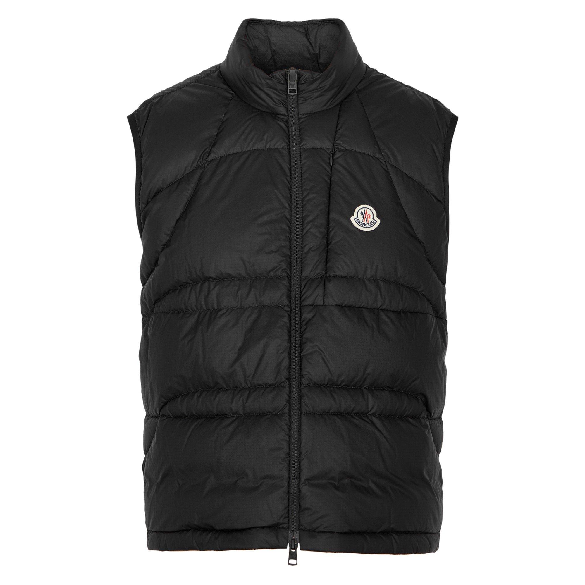 BLACK - Moncler - MONC GILET QUILT CURSA - 1