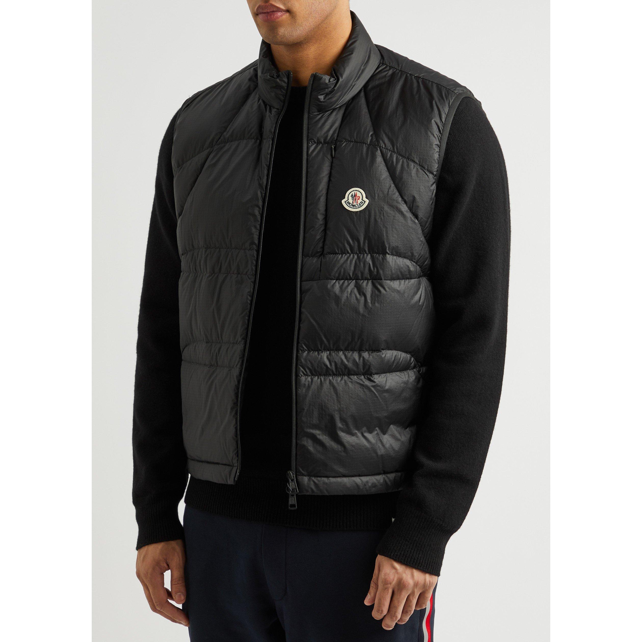 BLACK - Moncler - MONC GILET QUILT CURSA - 2