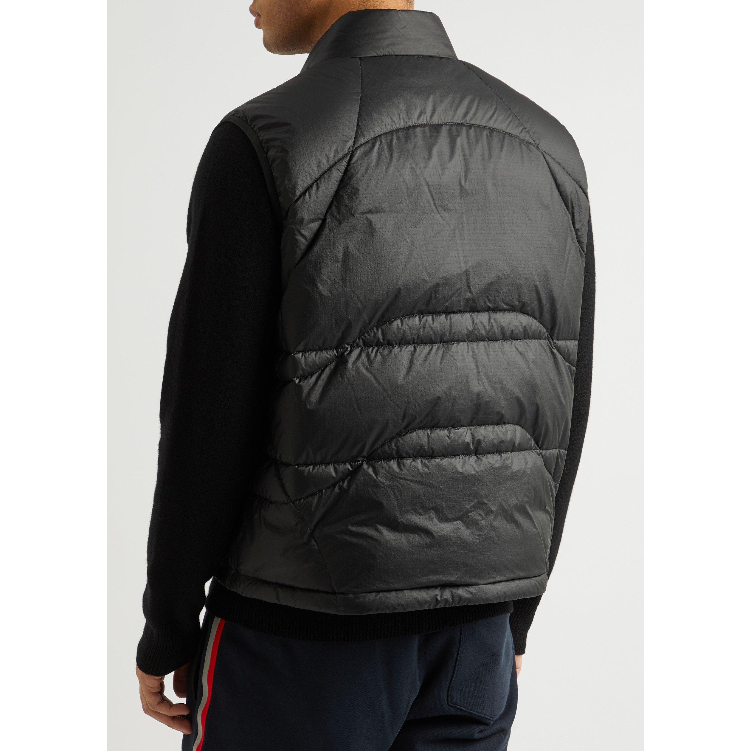 BLACK - Moncler - MONC GILET QUILT CURSA - 3