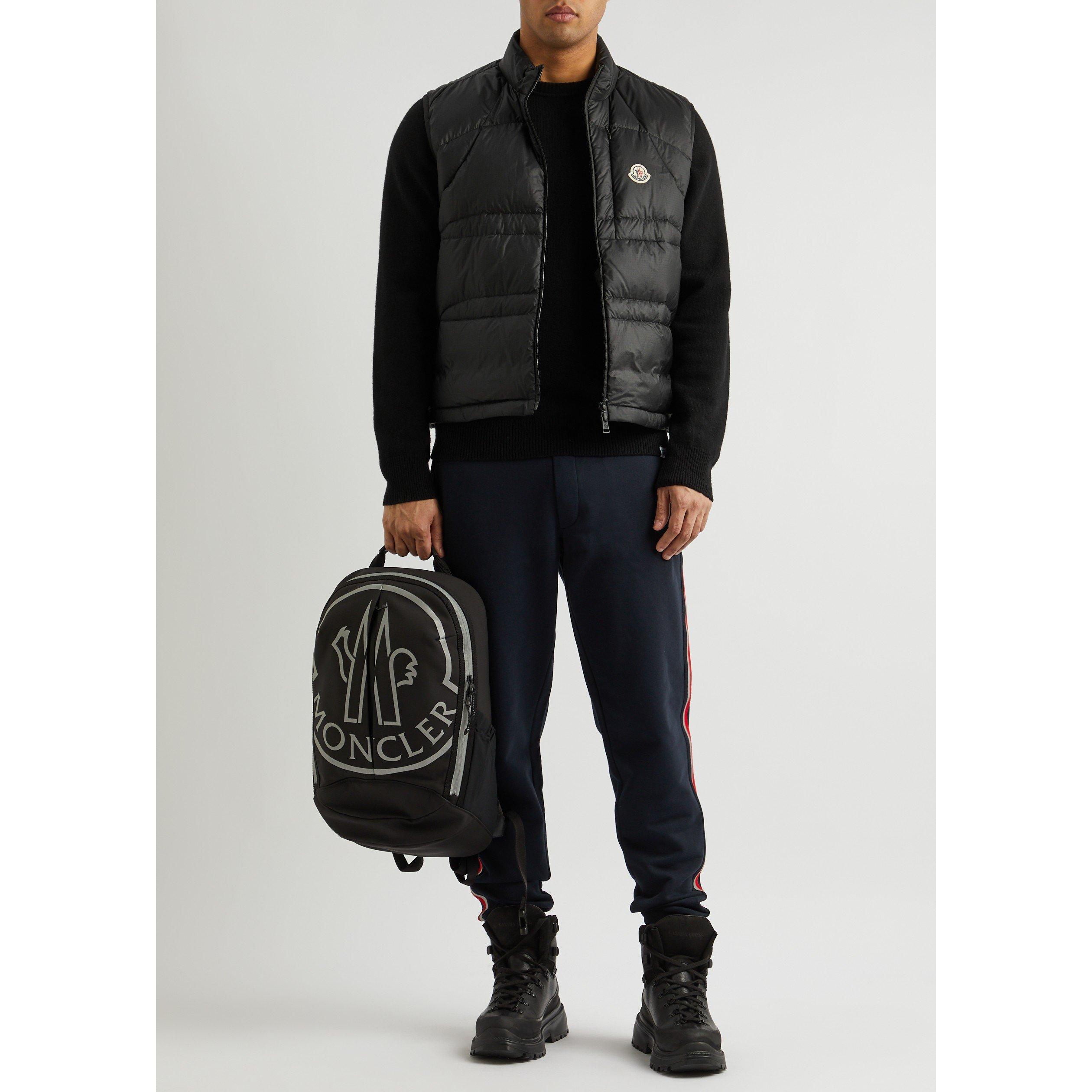 BLACK - Moncler - MONC GILET QUILT CURSA - 5
