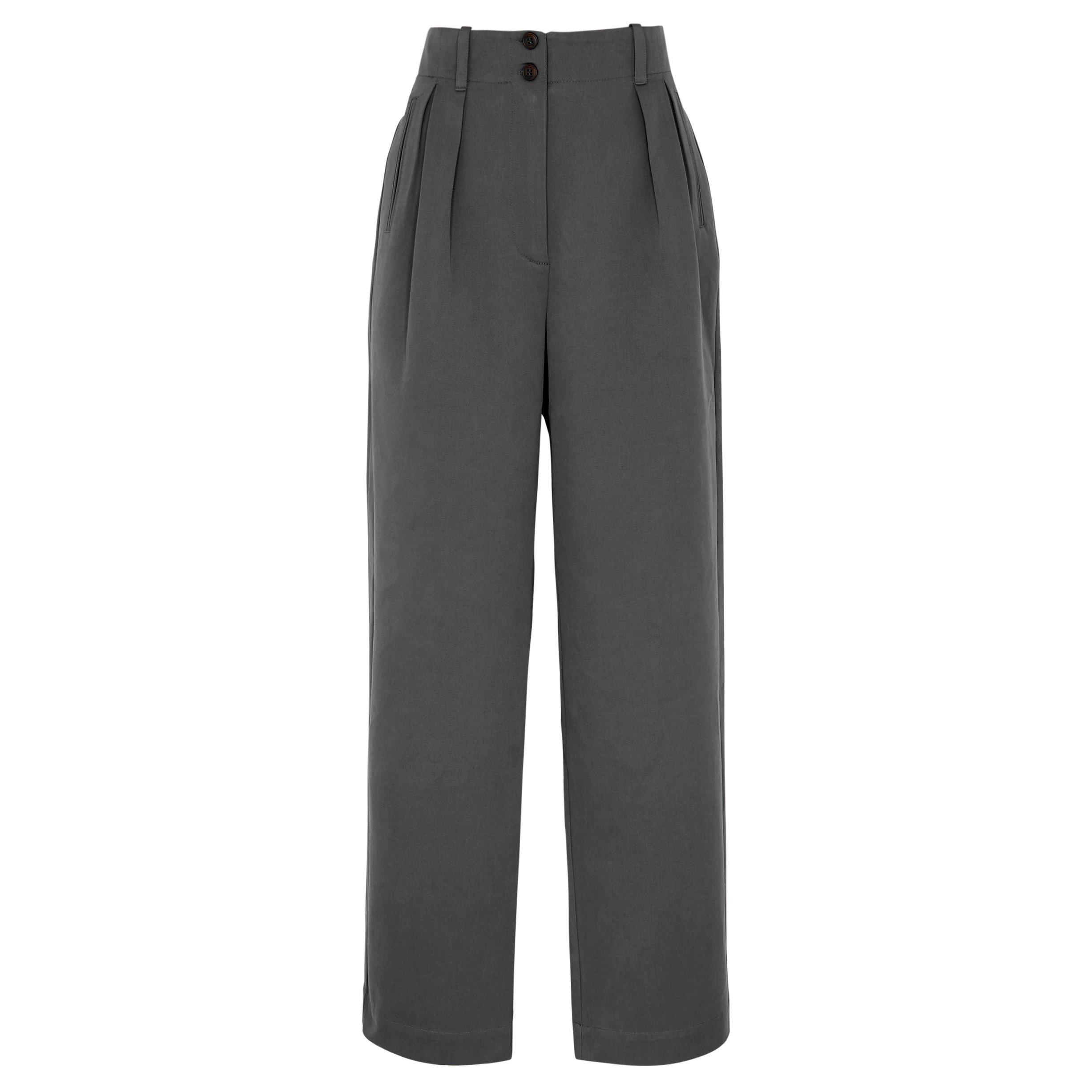 CHARCOAL - Skall Studio - TR PAINTER TAILORED TROUSERS - 1