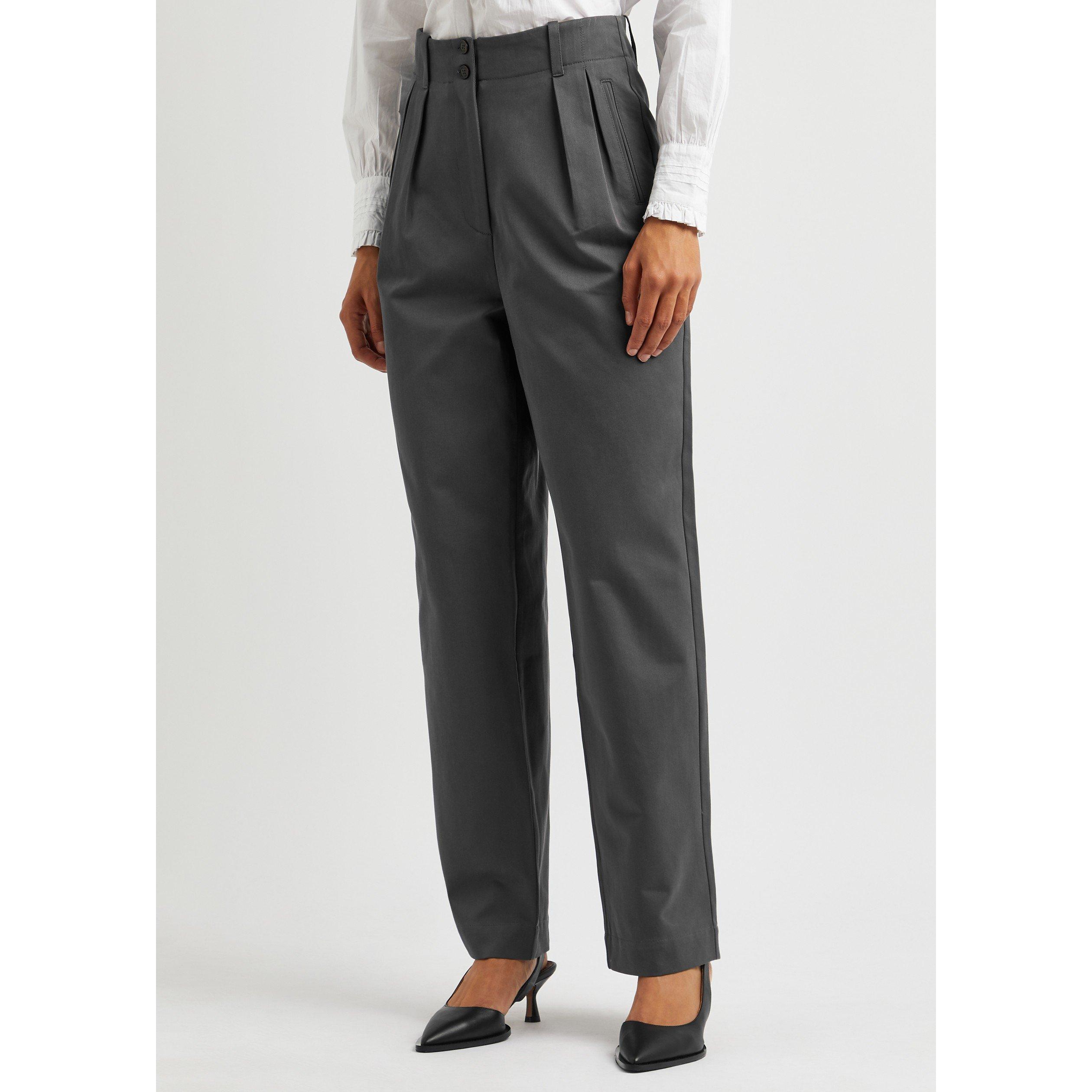 CHARCOAL - Skall Studio - TR PAINTER TAILORED TROUSERS - 2