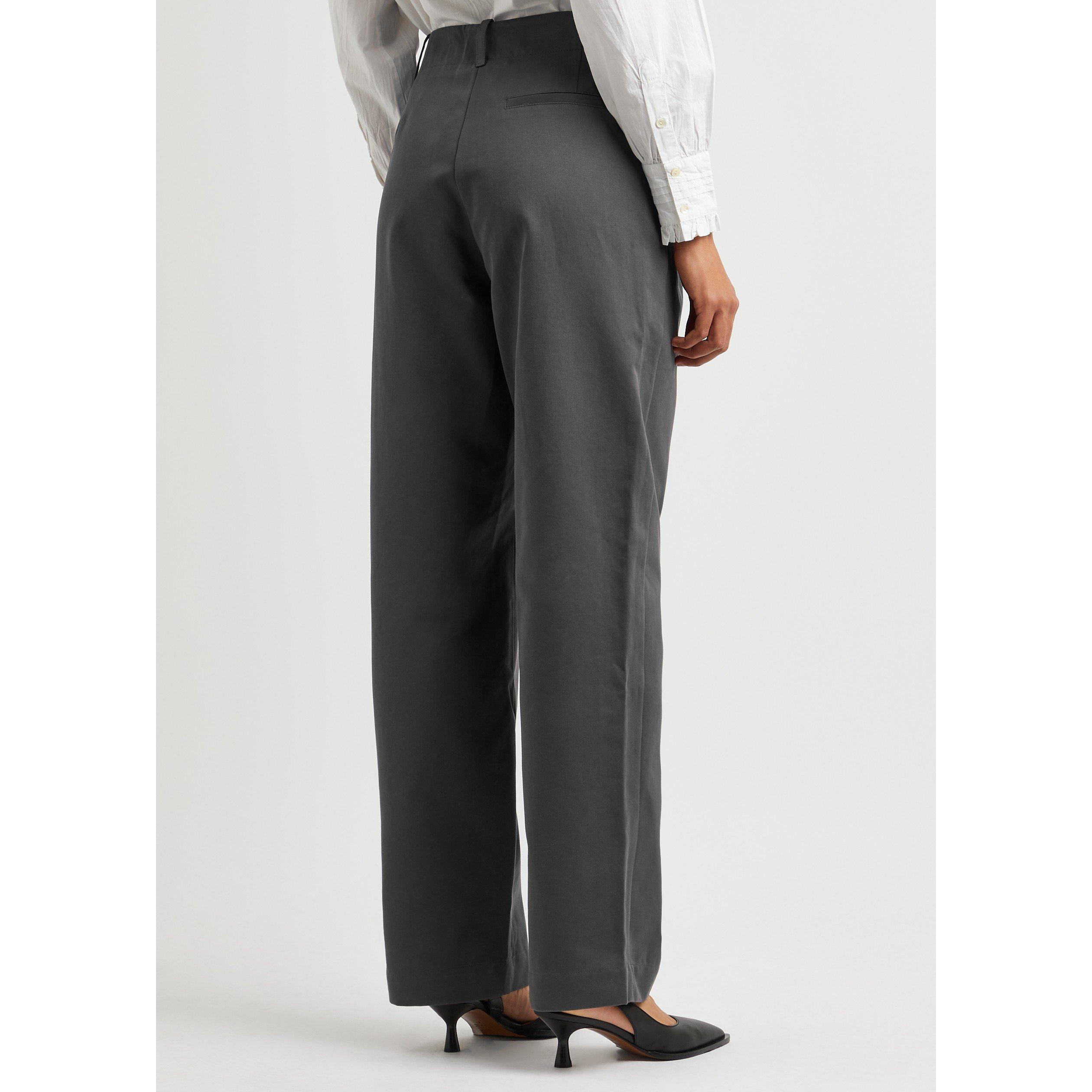 CHARCOAL - Skall Studio - TR PAINTER TAILORED TROUSERS - 3