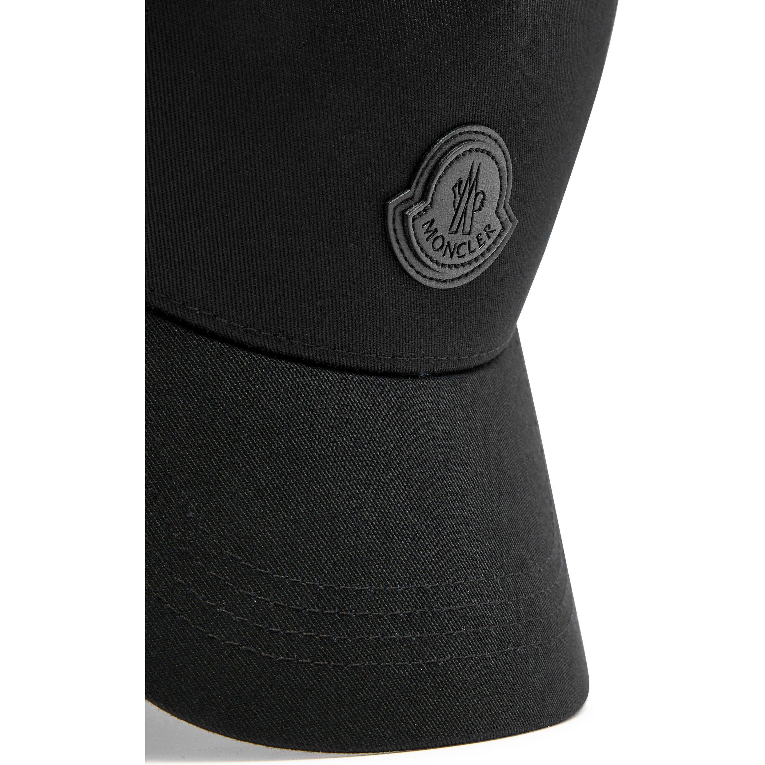 BLACK - Moncler - MONC BASEBALL CAP - 3