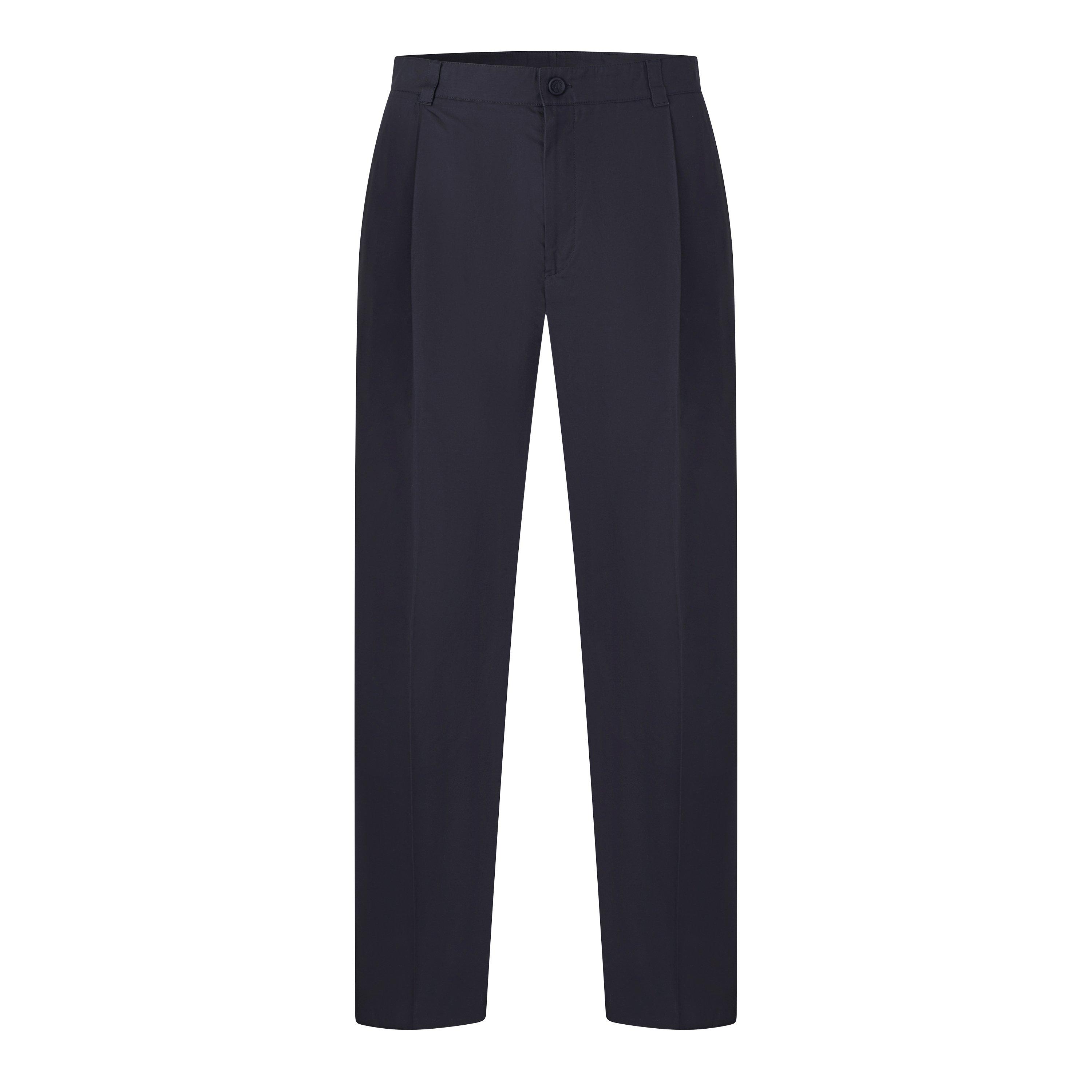 NAVY - DIOR - CD WIDE PLEAT PANT - 1