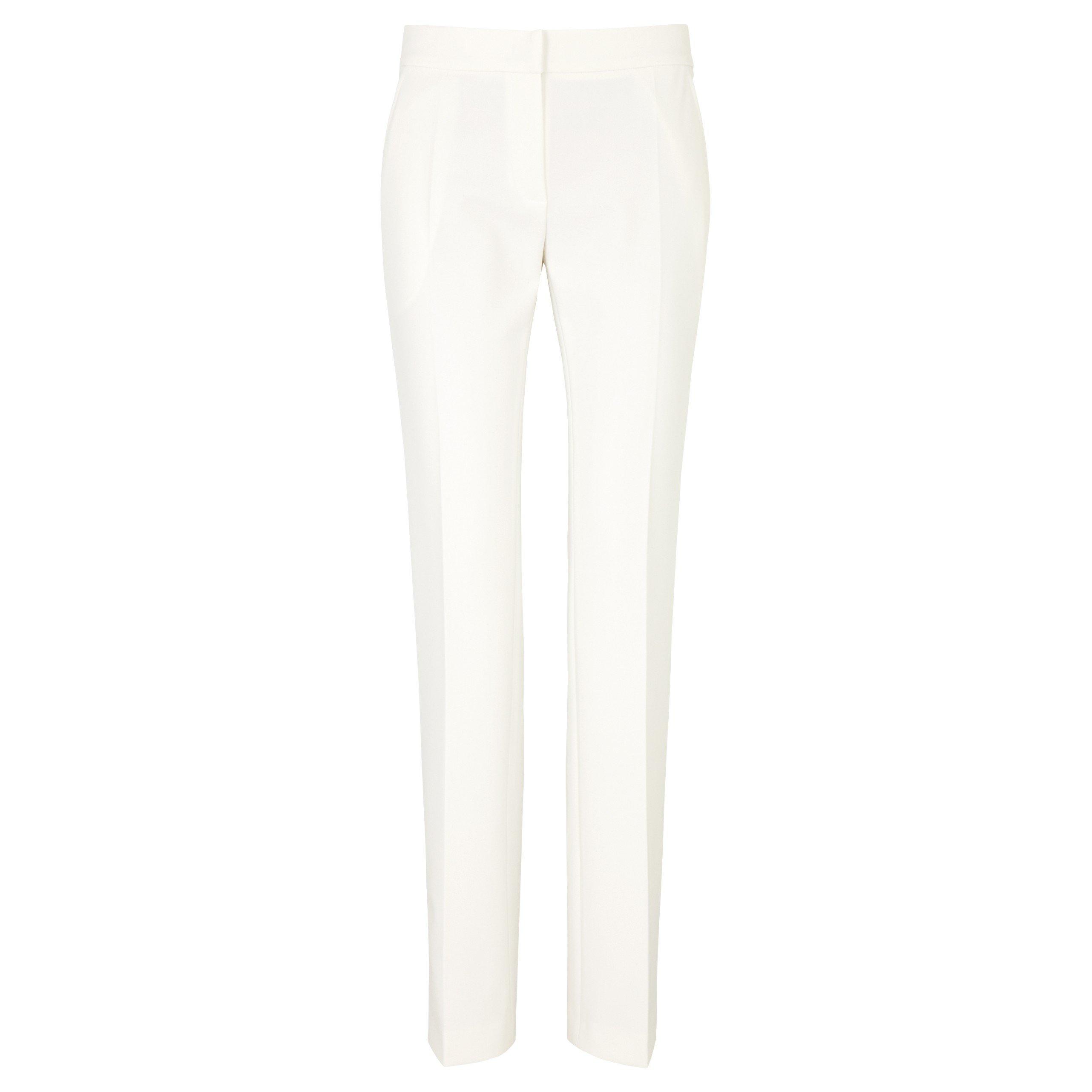 WHITE - Nue Studio - T TAILORED SLIM TROUSERS - 1
