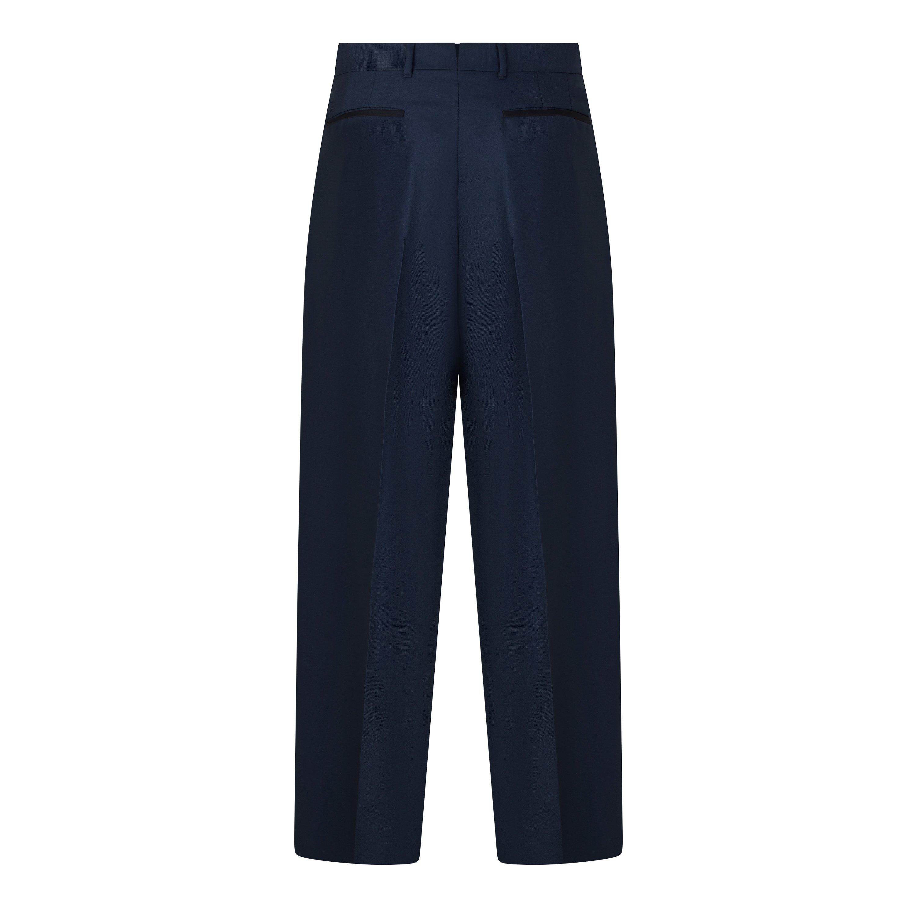 BLUE - DIOR - Men's CD Pleat Trousers - 2