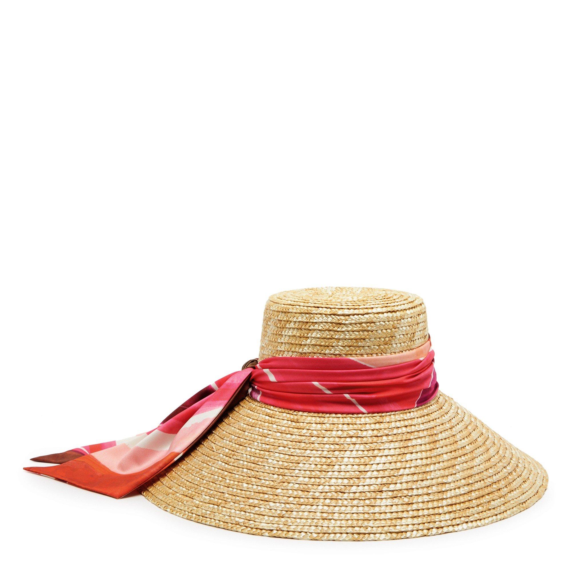 PINK AND OTHER - Eugenia Kim - MIRABEL WIDE BRIM RAFFIA - 1