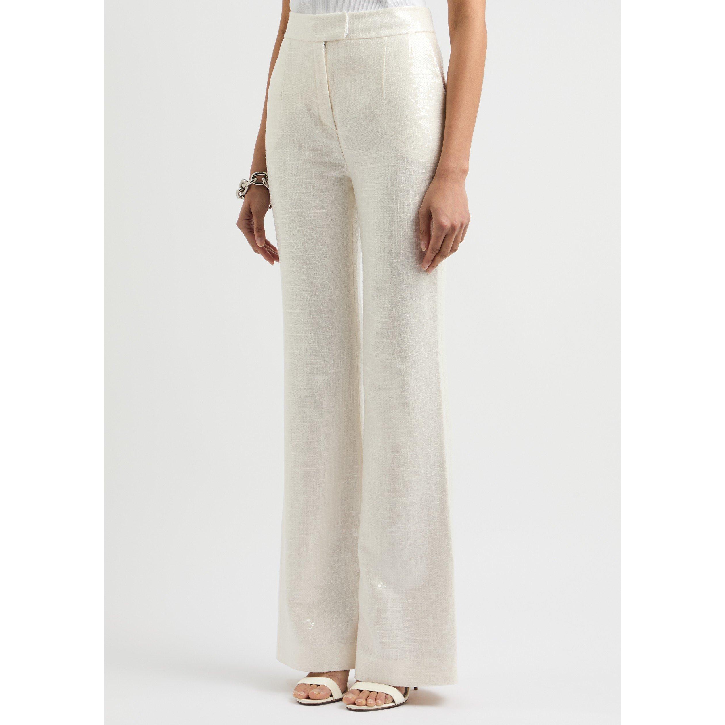 OFF WHITE - Galvan - TR BRIDAL LISBON SEQUIN TROUSE - 2