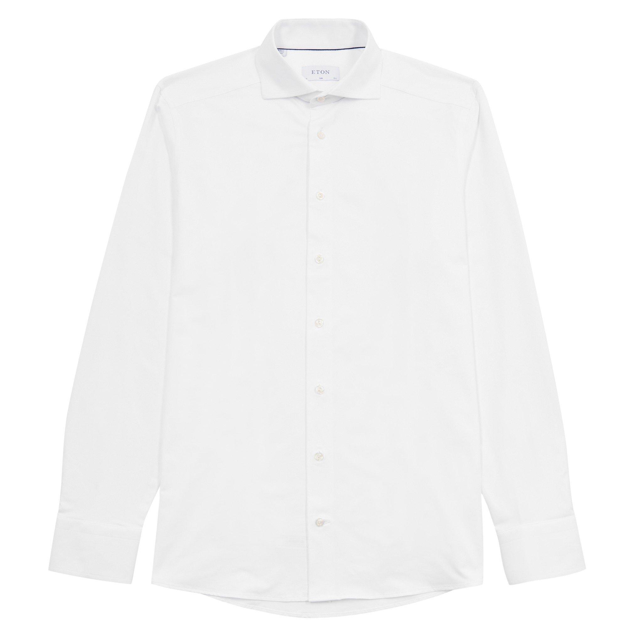 WHITE - Eton - ETON SHIRT 4-WAY STRTCH - 1