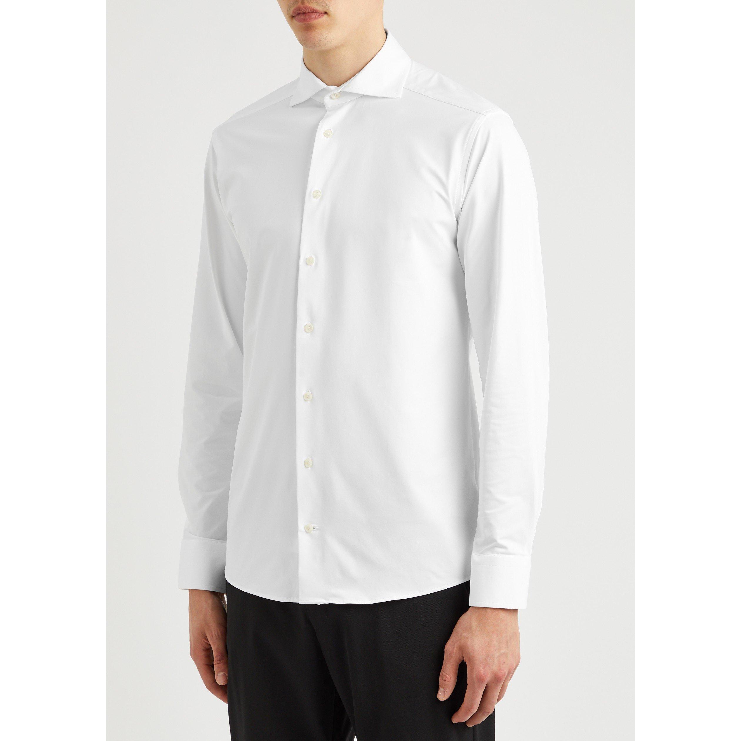 WHITE - Eton - ETON SHIRT 4-WAY STRTCH - 2