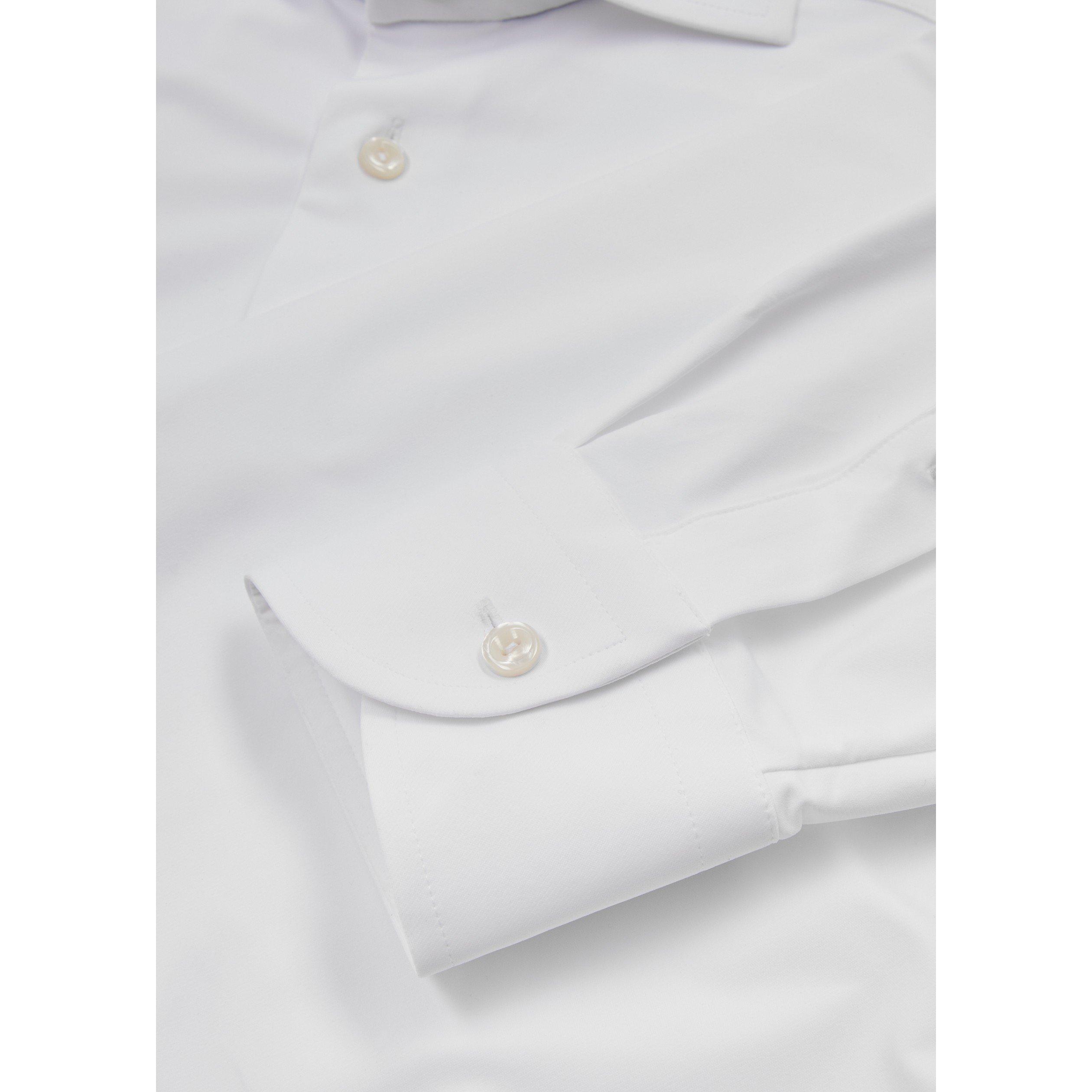 WHITE - Eton - ETON SHIRT 4-WAY STRTCH - 4