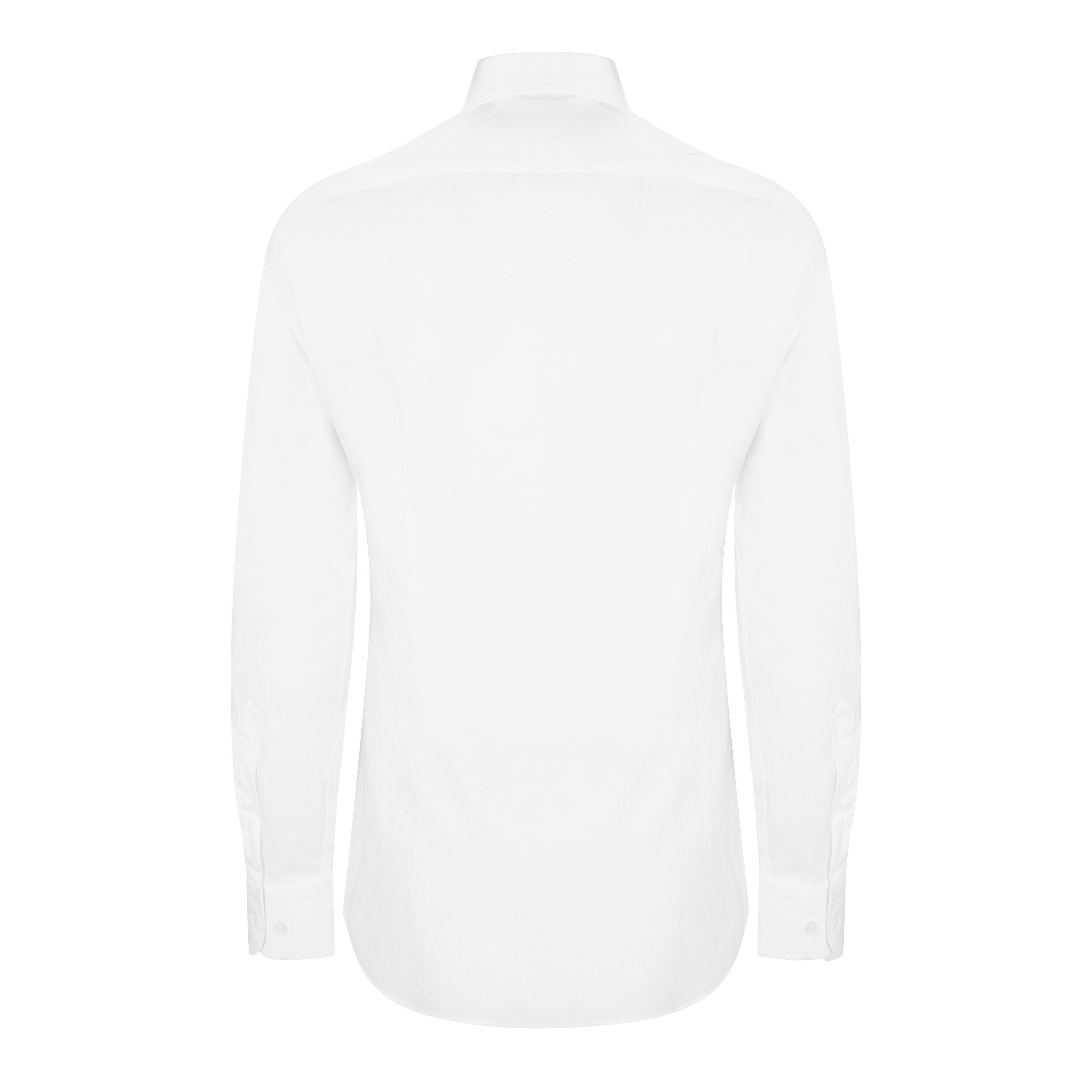 White - Tommy Hilfiger - Core Poplin Classic Slim Shirt - 2