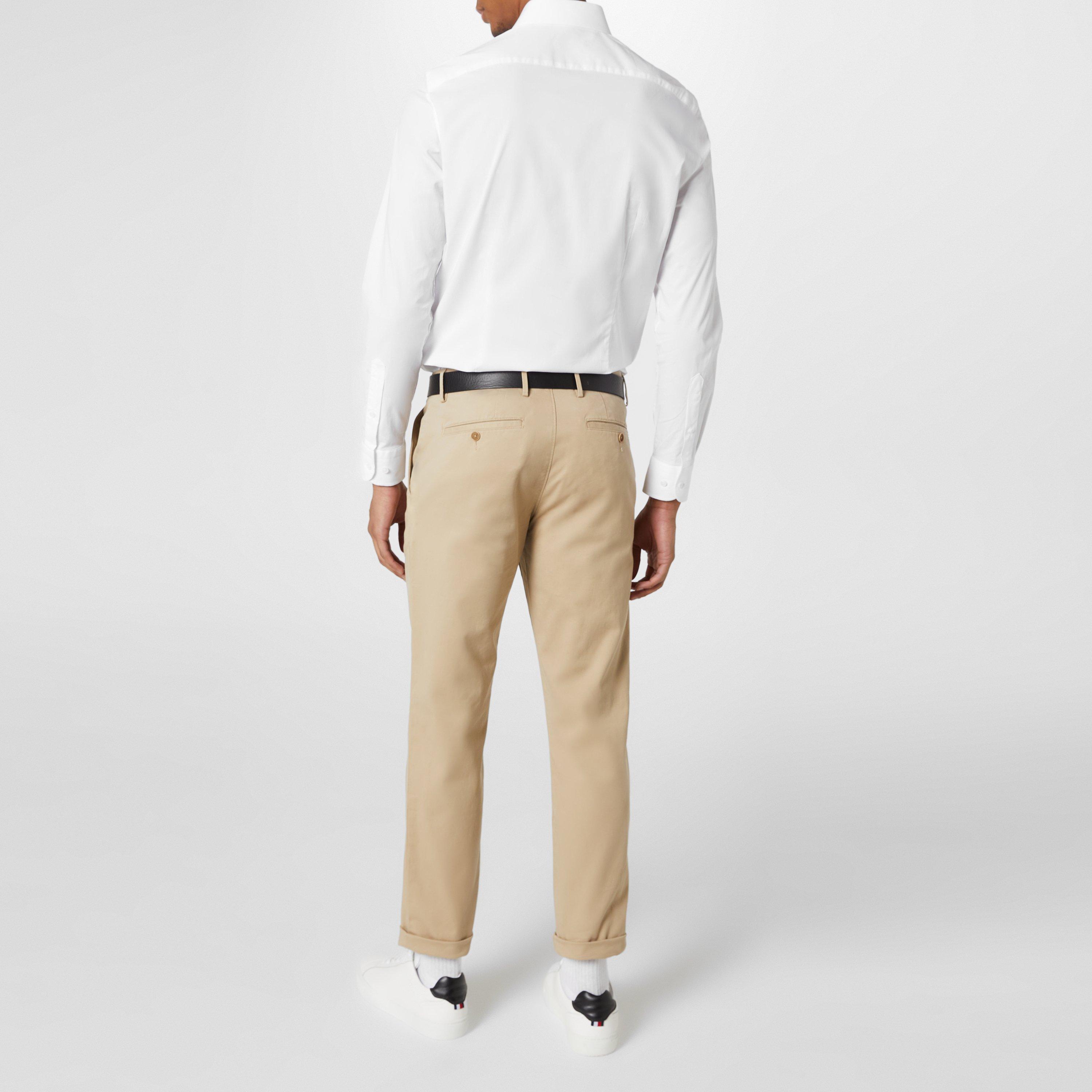 White - Tommy Hilfiger - Core Poplin Classic Slim Shirt - 4