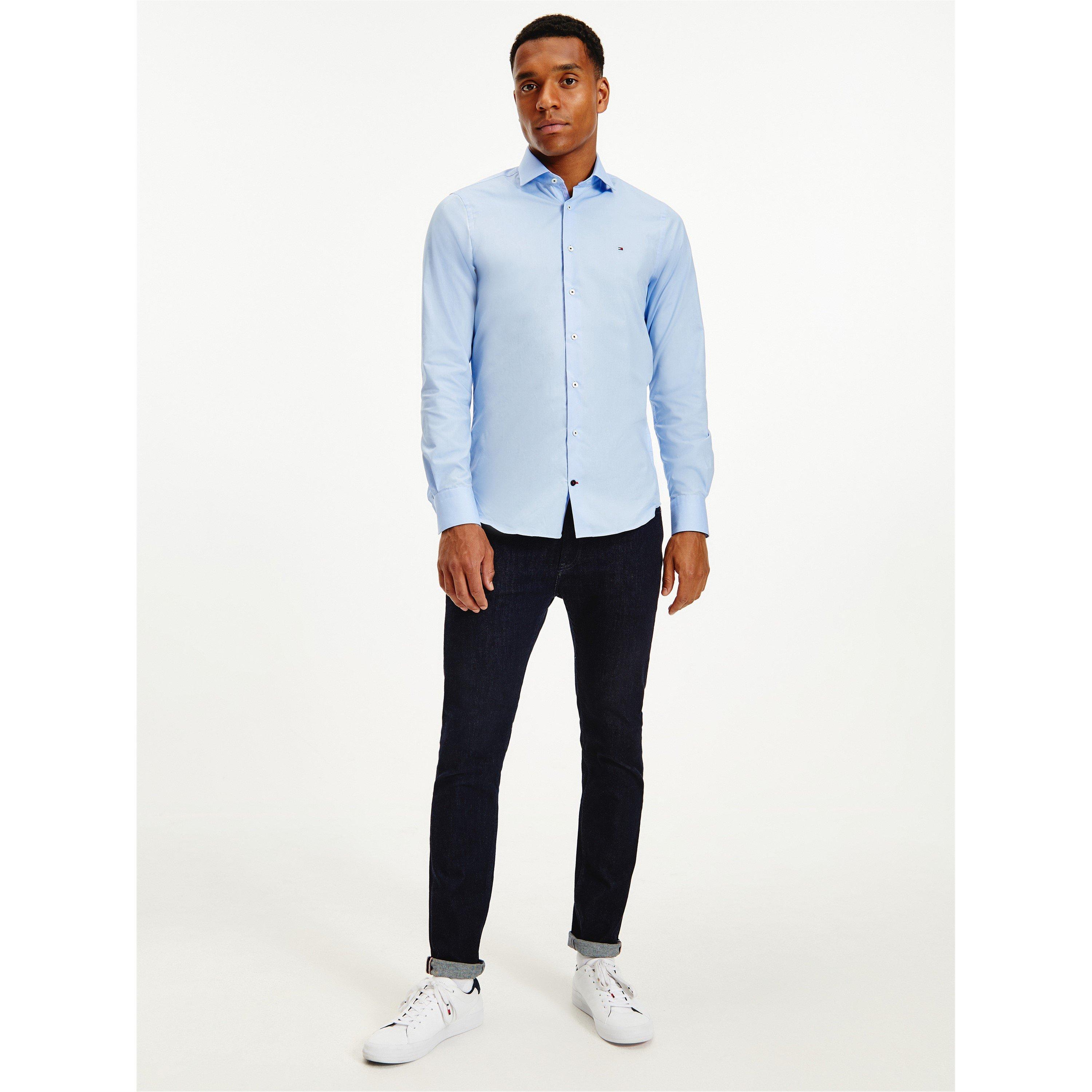 Sky - Tommy Hilfiger - Core Poplin Classic Slim Shirt - 2