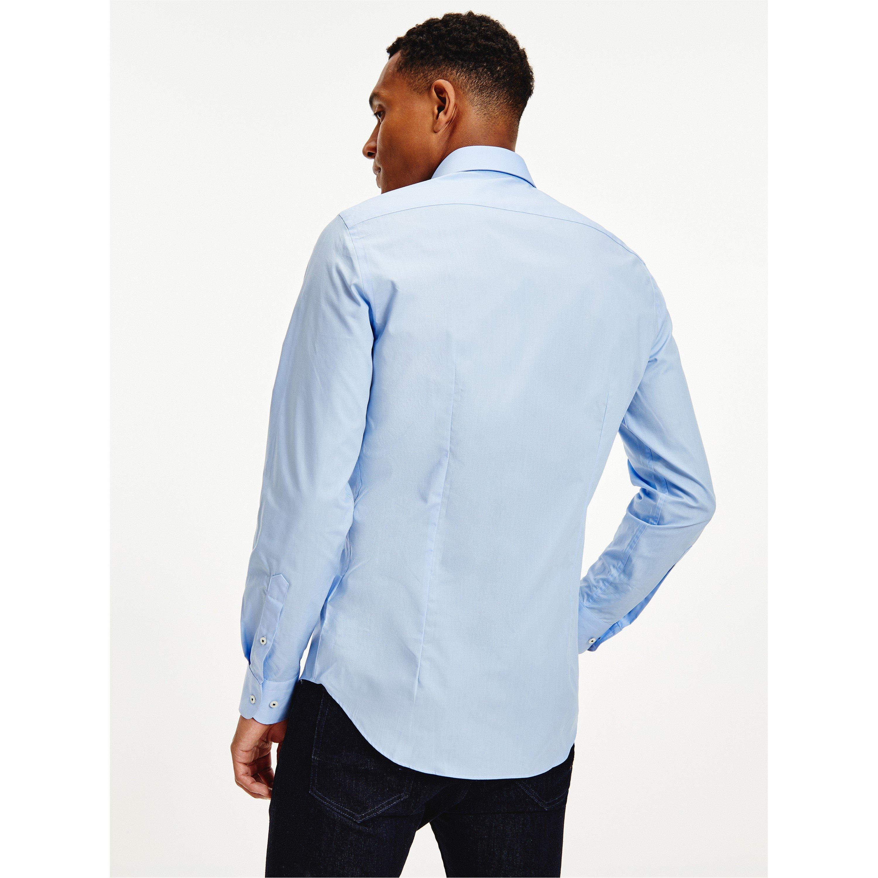 Sky - Tommy Hilfiger - Core Poplin Classic Slim Shirt - 3