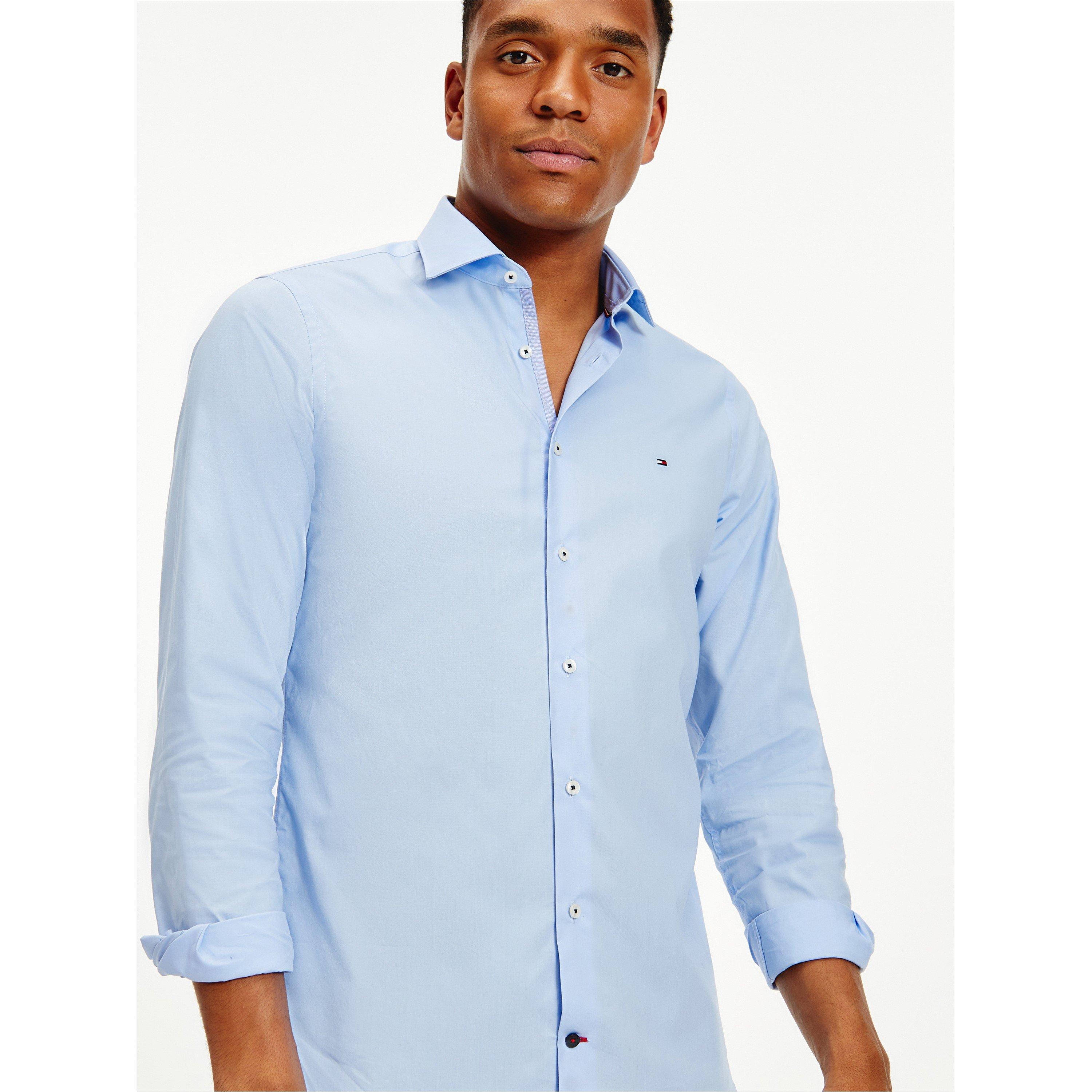 Sky - Tommy Hilfiger - Core Poplin Classic Slim Shirt - 4
